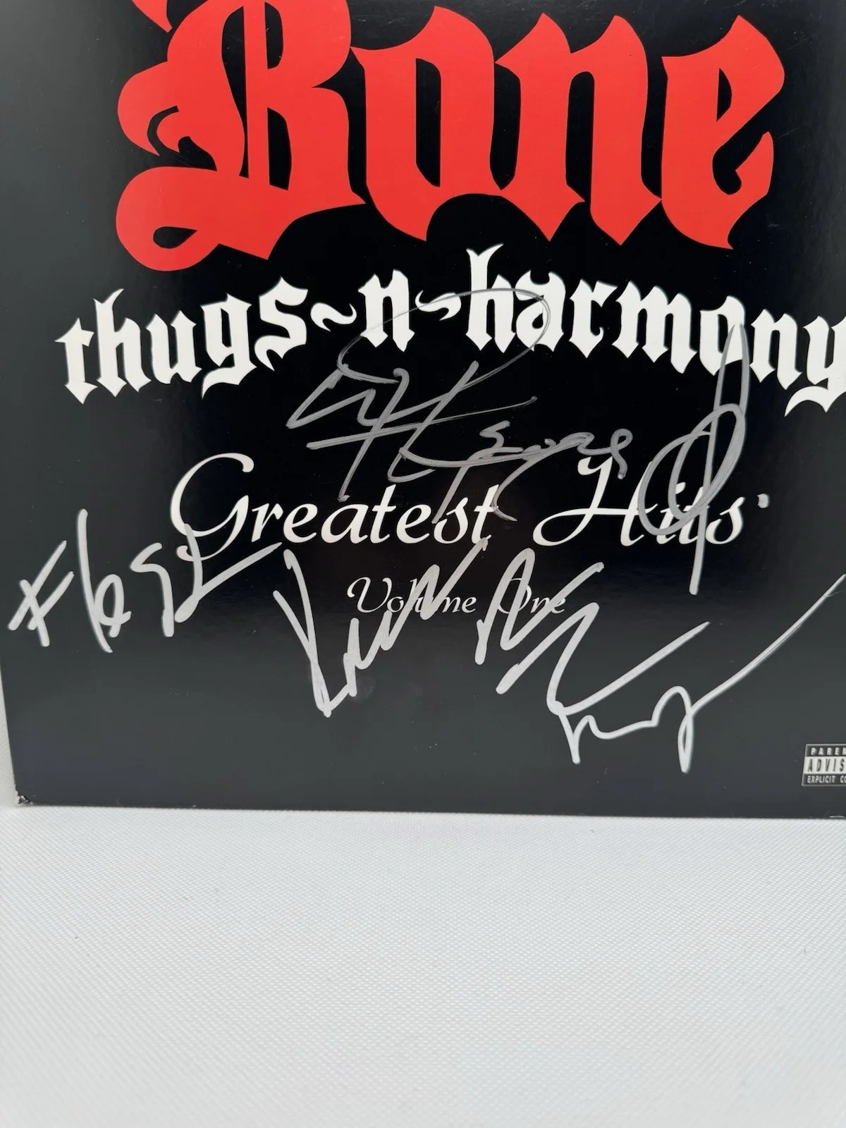 Bone Thugs-N-Harmony Signed Vinyl Greatest Hits PSA/DNA LOA autograph Rap ALL 5, изображение 2