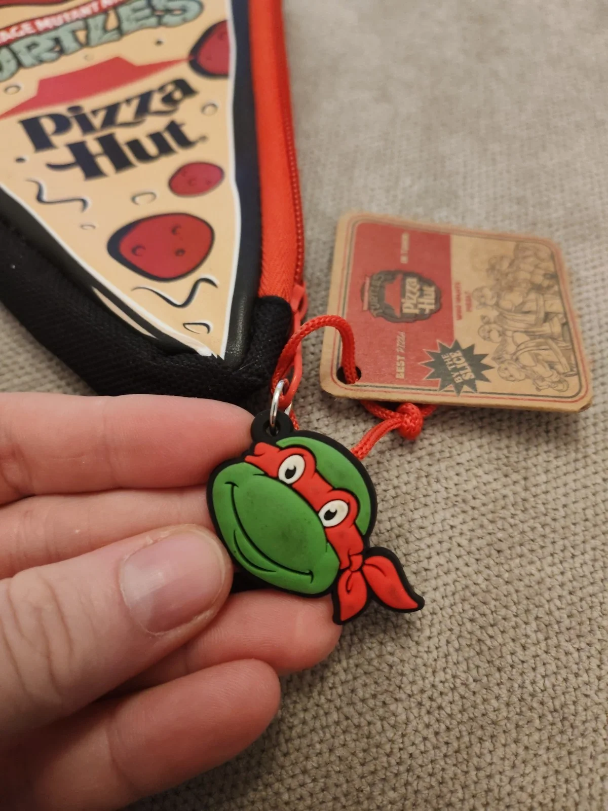 Primark Teenage Mutant Ninja Turtles x Pizza Hut CASE / PENCIL CASE - RARE NEW, изображение 2