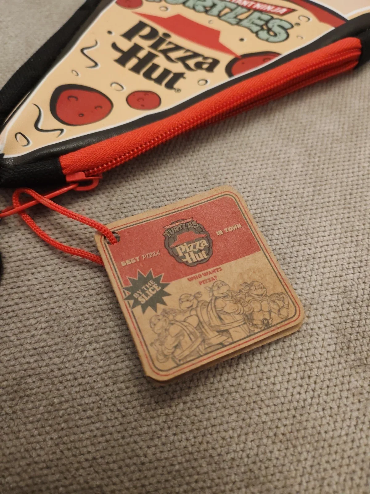Primark Teenage Mutant Ninja Turtles x Pizza Hut CASE / PENCIL CASE - RARE NEW, изображение 4