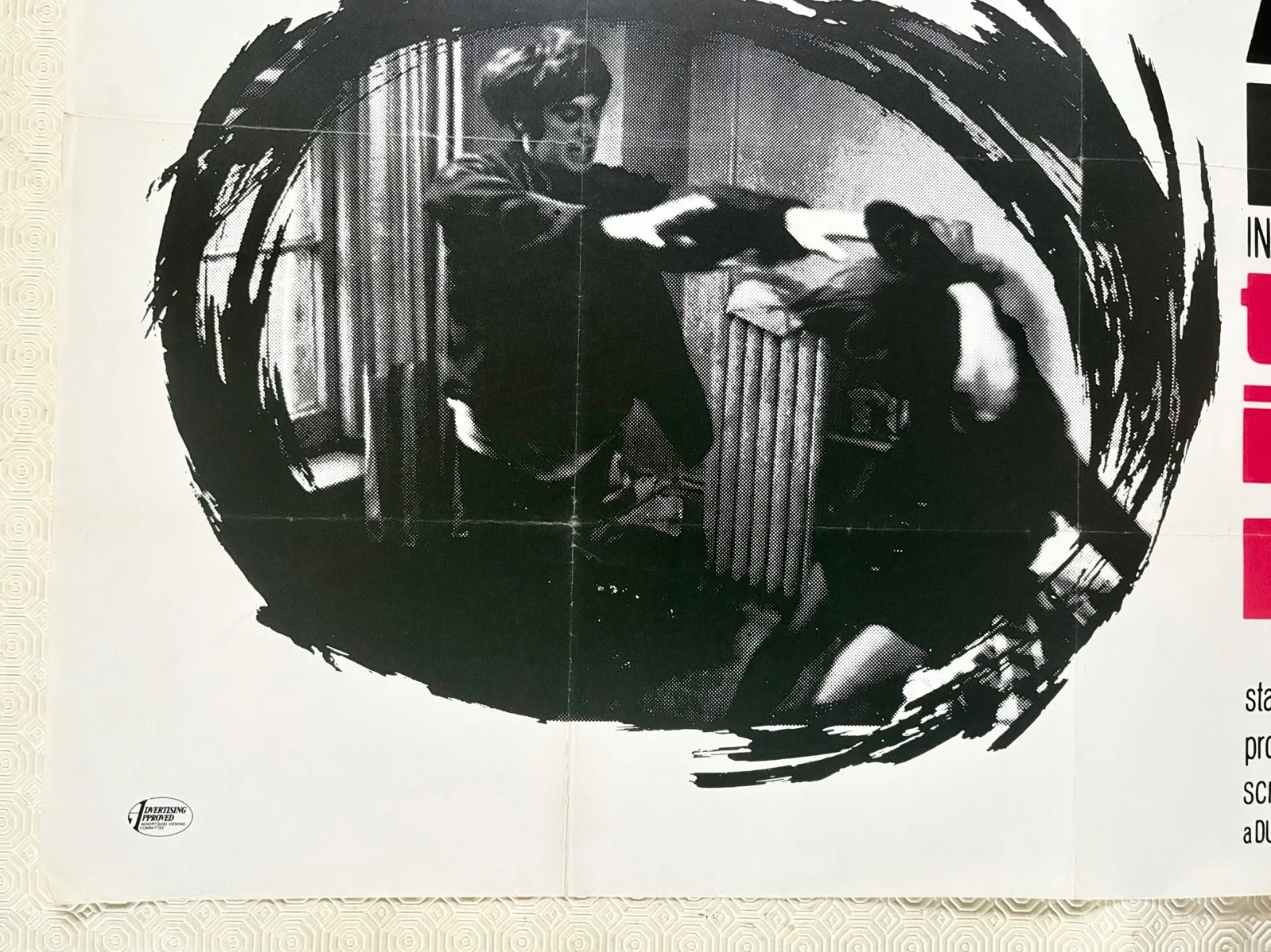 The Panic In Needle Park Original 1971 Quad Poster Al Pacino Kitty Winn, изображение 2