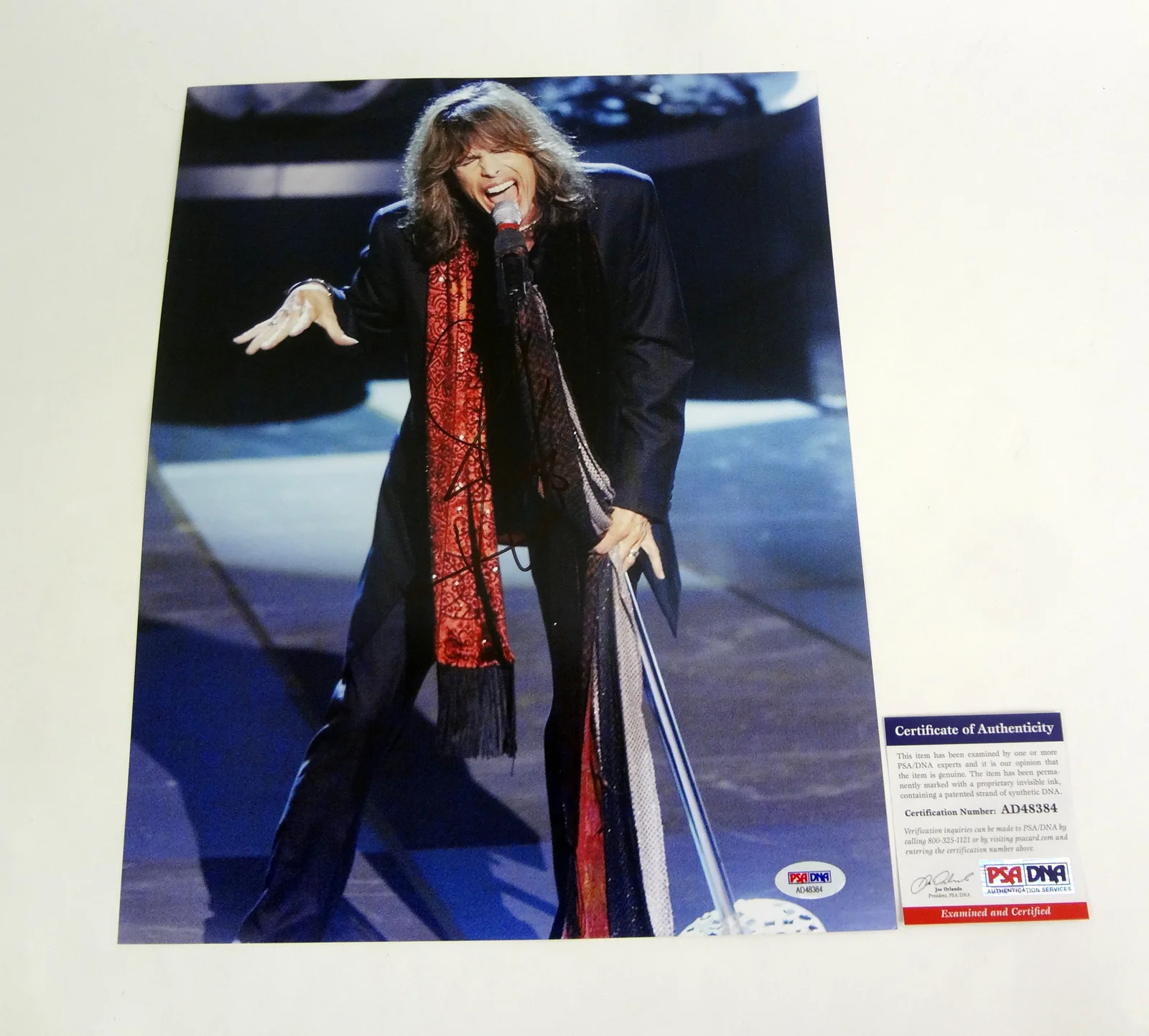 Steven Tyler — Steven Tyler Aerosmith Signed Autograph 11x14 Photo PSA/DNA COA #5