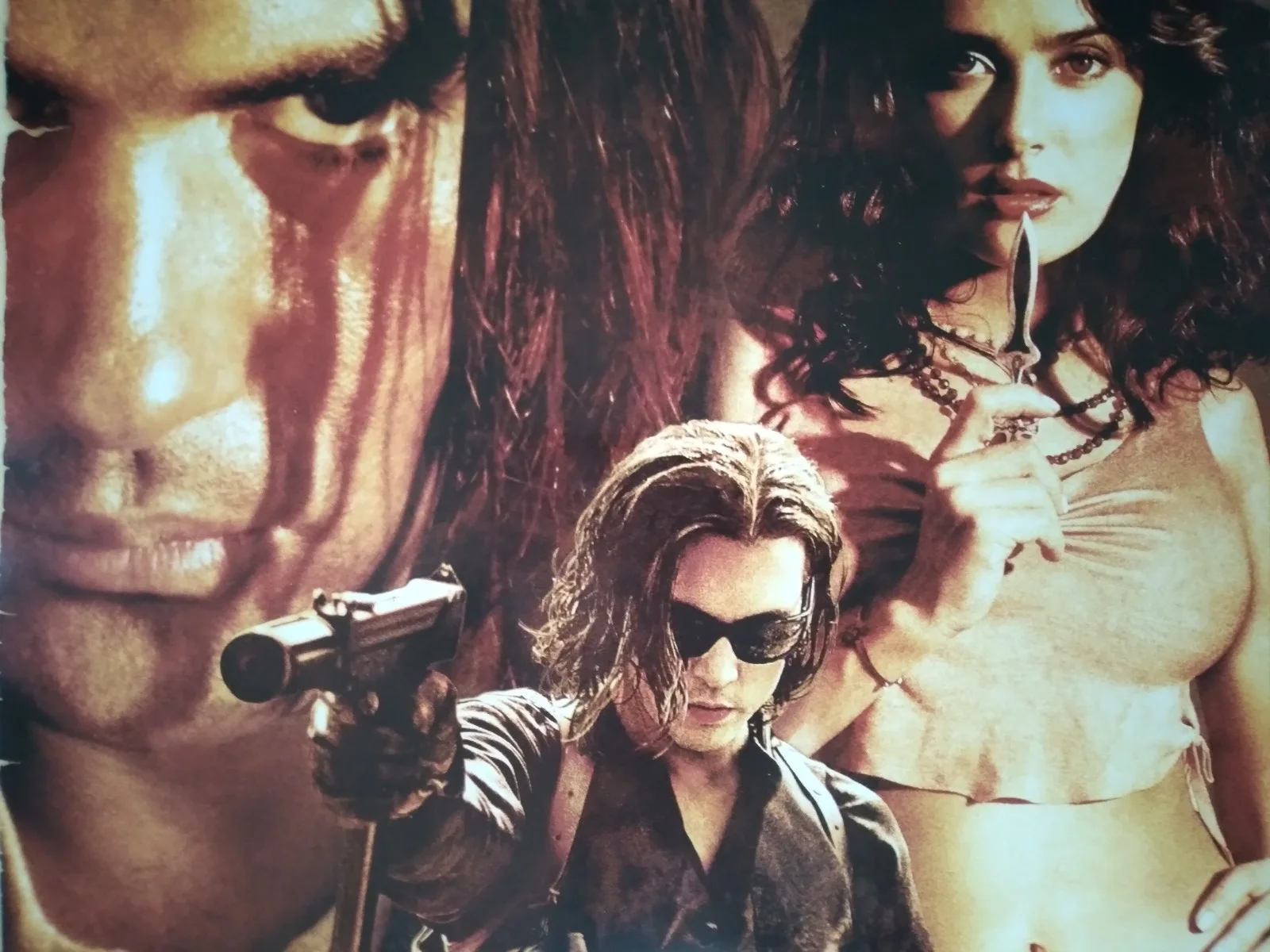 Once Upon a Time in Mexico original movie 2003 poster US one sheet, изображение 3