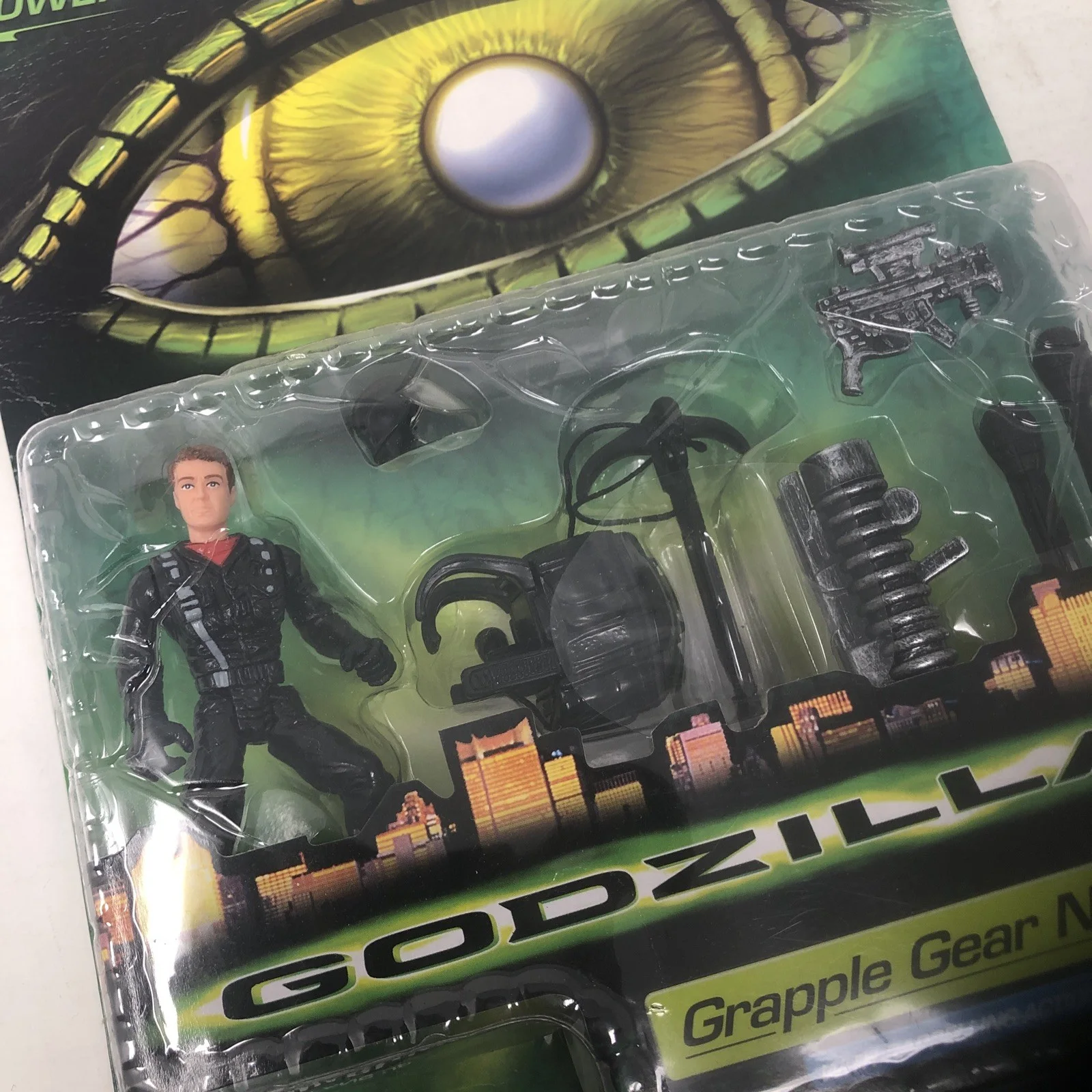 VINTAGE TRENDMASTERS 90s# GODZILLA NICK GRAPPLE GEAR BACKPACK#NIB CT, image 4