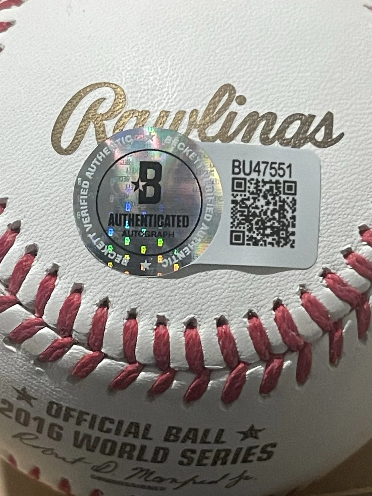 Carmen Electra — Carmen Electra Signed Official MLB WorldSeries Baseball Baywatch Beckett COA, изображение 4