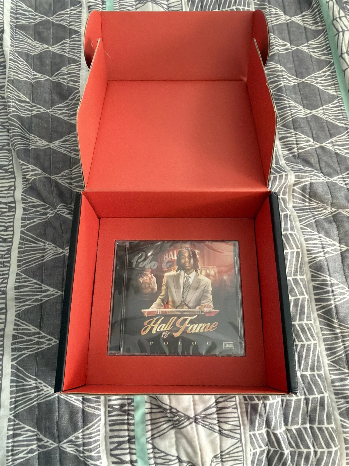 Hall of Fame Polo G Signed and Sealed CD with Collector Box, изображение 2