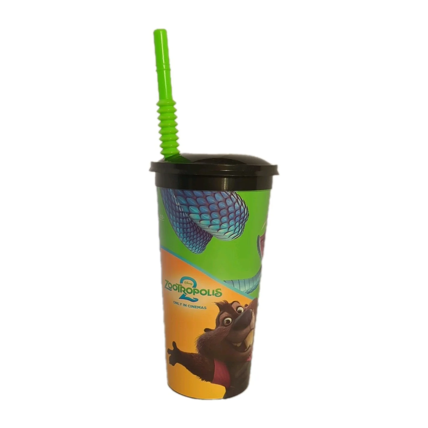 Zootopia 2 / Zootropolis 2 VUE cinema drink cup with straw, image 2