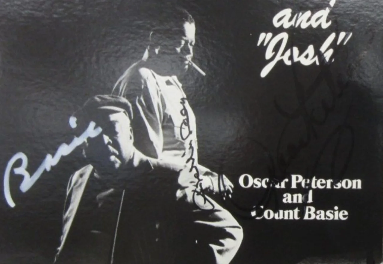 Count Basie Oscar Peterson Ray Brown Freddie Green signed*4 lp great jazz rare, изображение 3