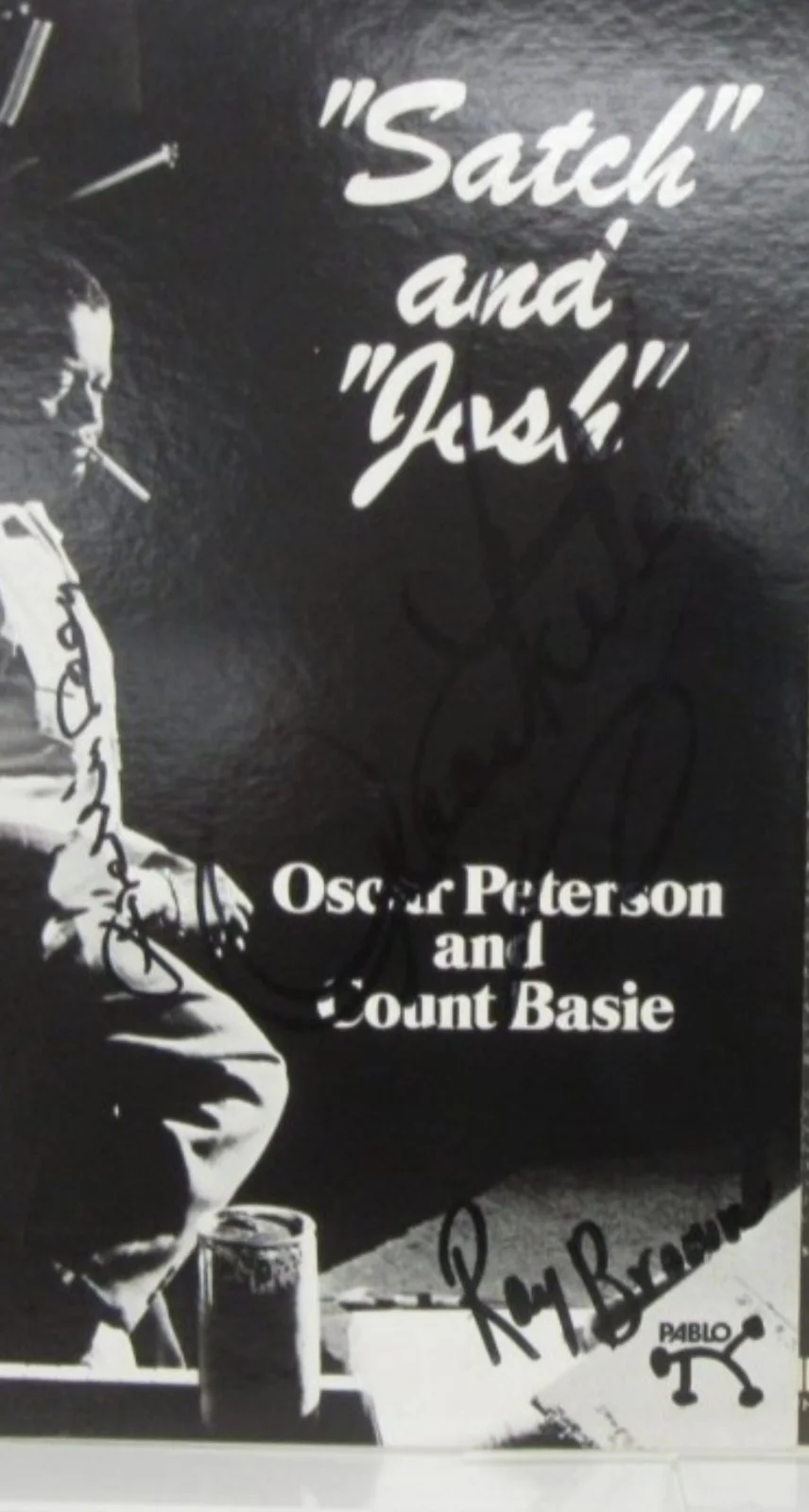 Count Basie Oscar Peterson Ray Brown Freddie Green signed*4 lp great jazz rare, изображение 4
