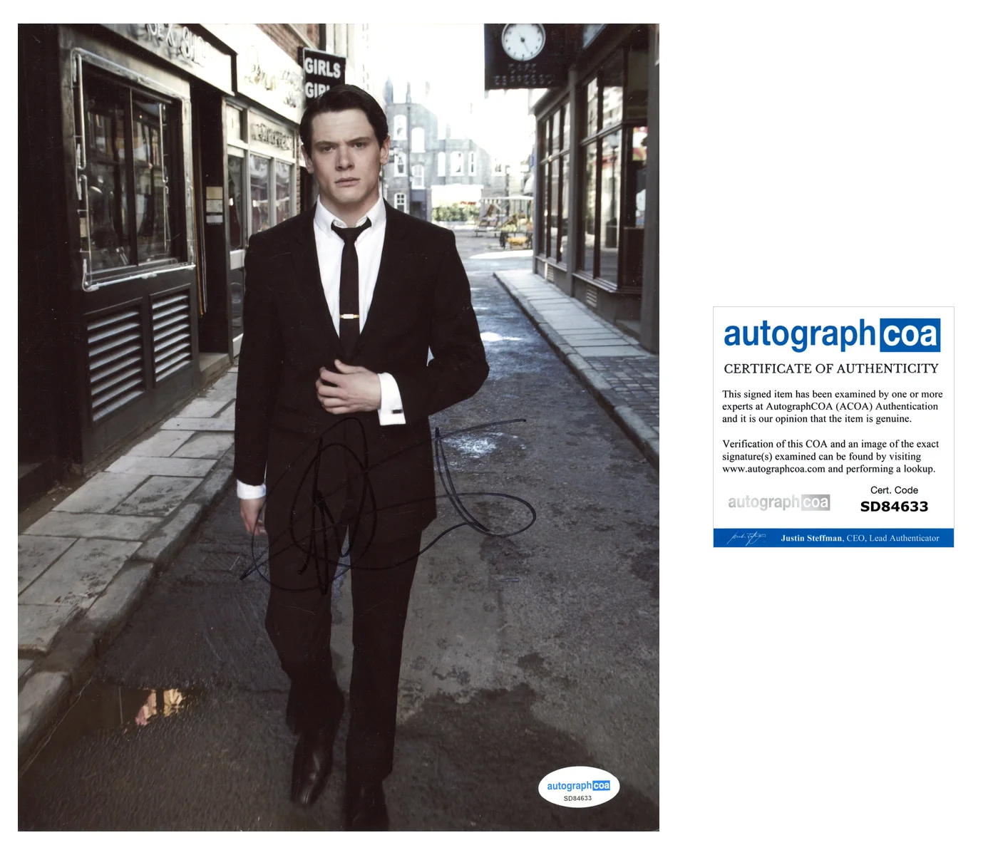 Jack O'Connell Autographed Signed 8x10 Photo ACOA, image 2