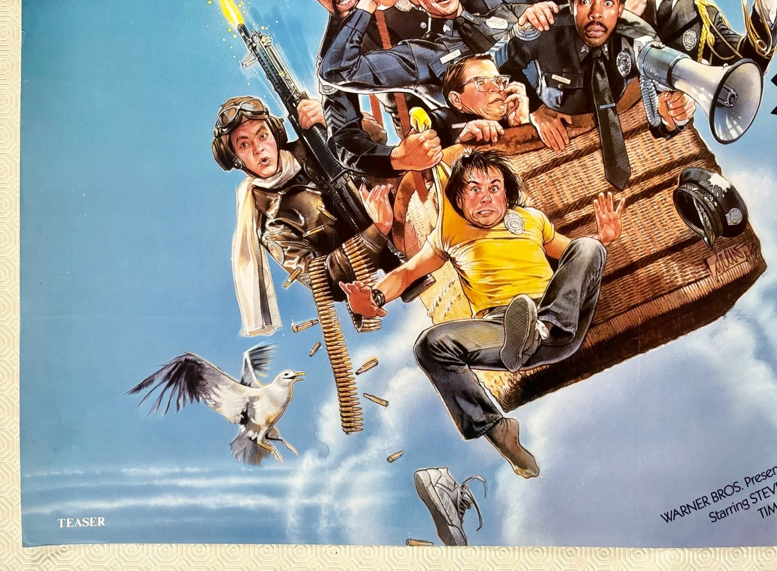 Police Academy 4 Original 1987 Teaser Quad Poster Steve Guttenberg Bubba Smith, изображение 2