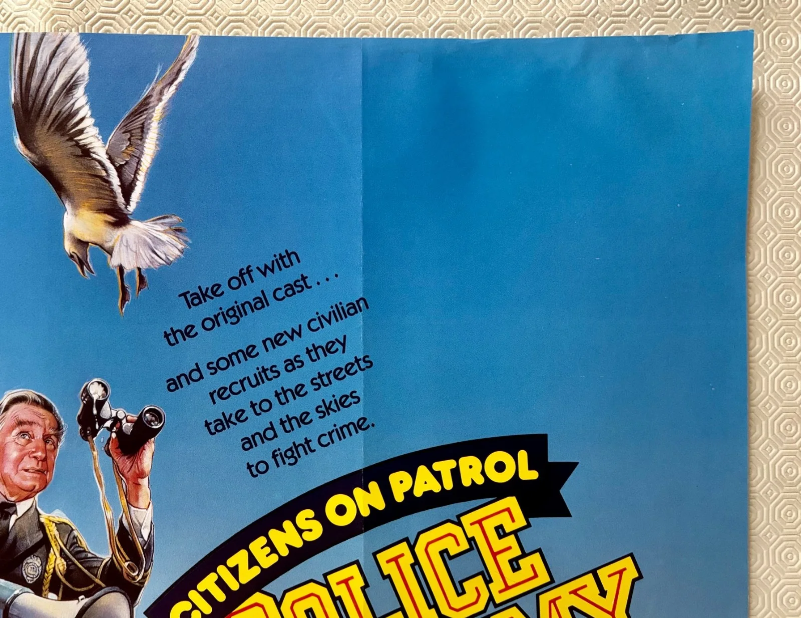 Police Academy 4 Original 1987 Teaser Quad Poster Steve Guttenberg Bubba Smith, изображение 4