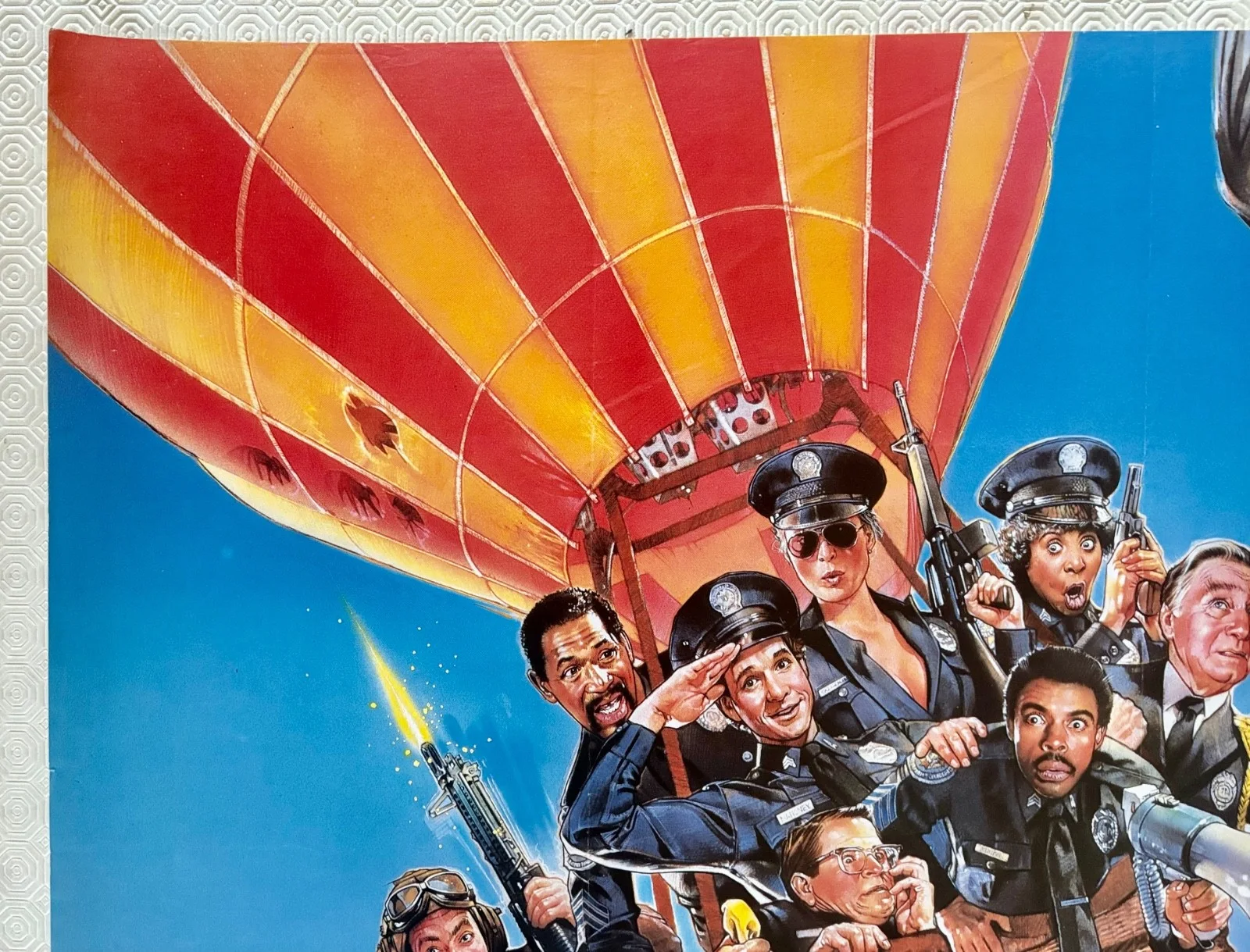 Police Academy 4 Original 1987 Teaser Quad Poster Steve Guttenberg Bubba Smith, изображение 5