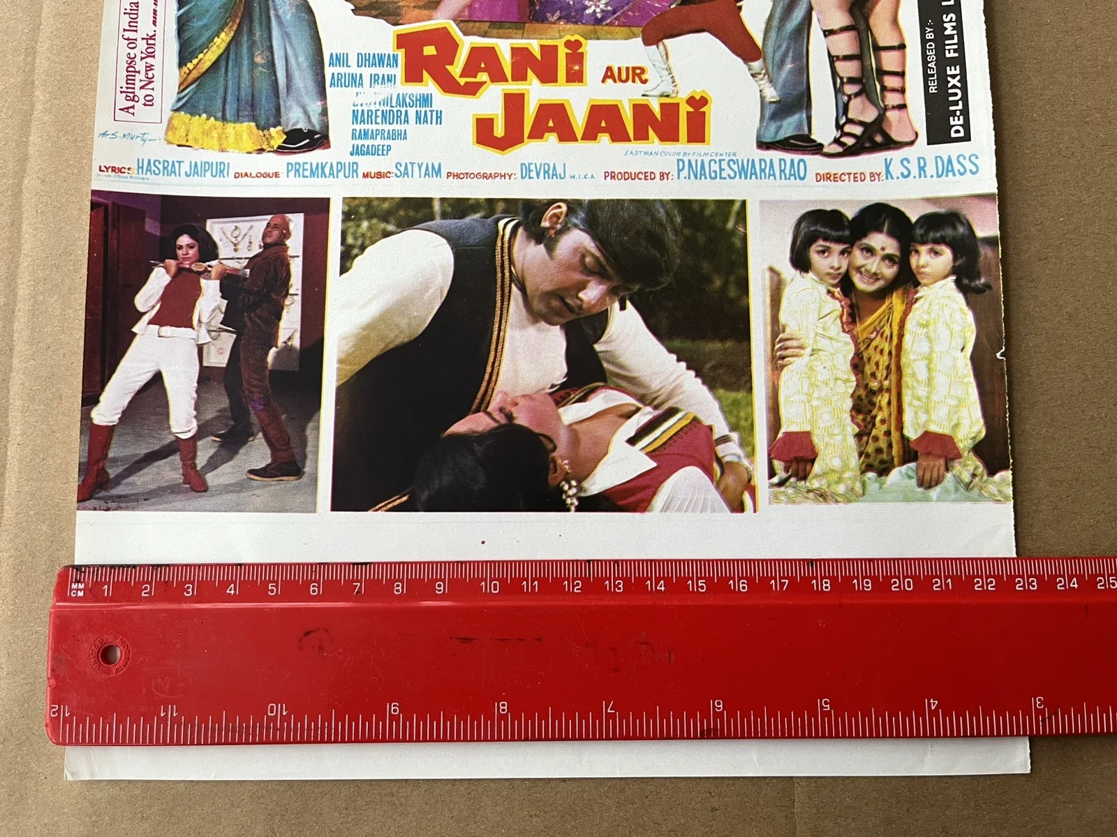 RANI AUR JAANI (1973) Poster / Flyer BOLLYWOOD Indian Hindi FILM - Anil Dhawan, изображение 3