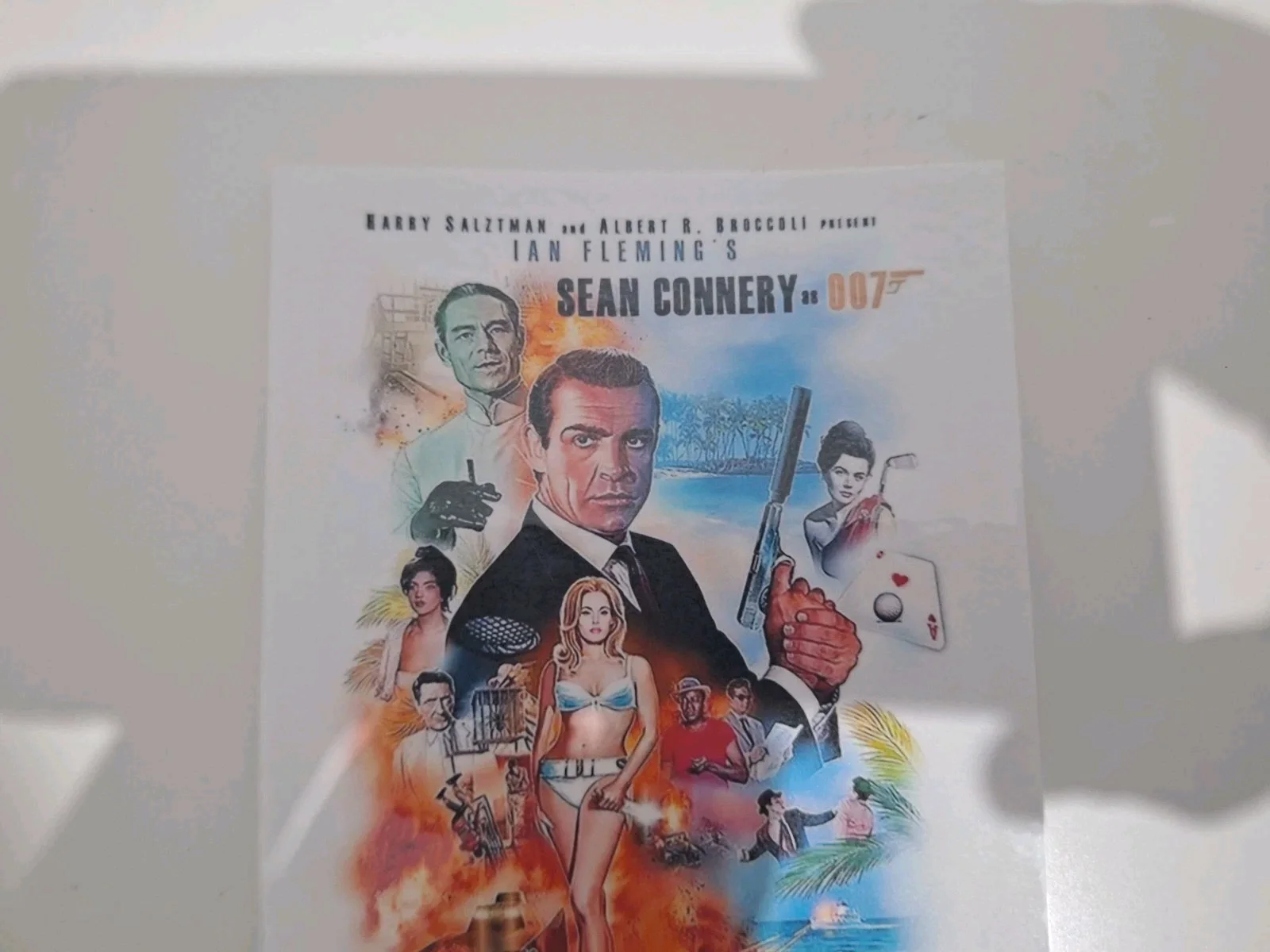 Vintage Style 007 Dr No (1962) James Bond Premium Fine Art Reproduction Postcard, изображение 5