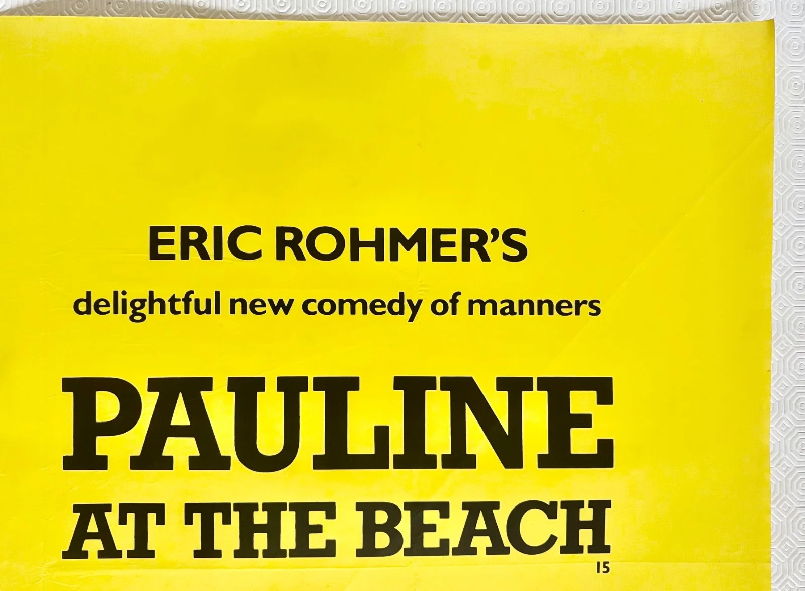 Pauline at The Beach Original 1983 Quad Poster Arielle Dombasle Amanda Langlet, изображение 4