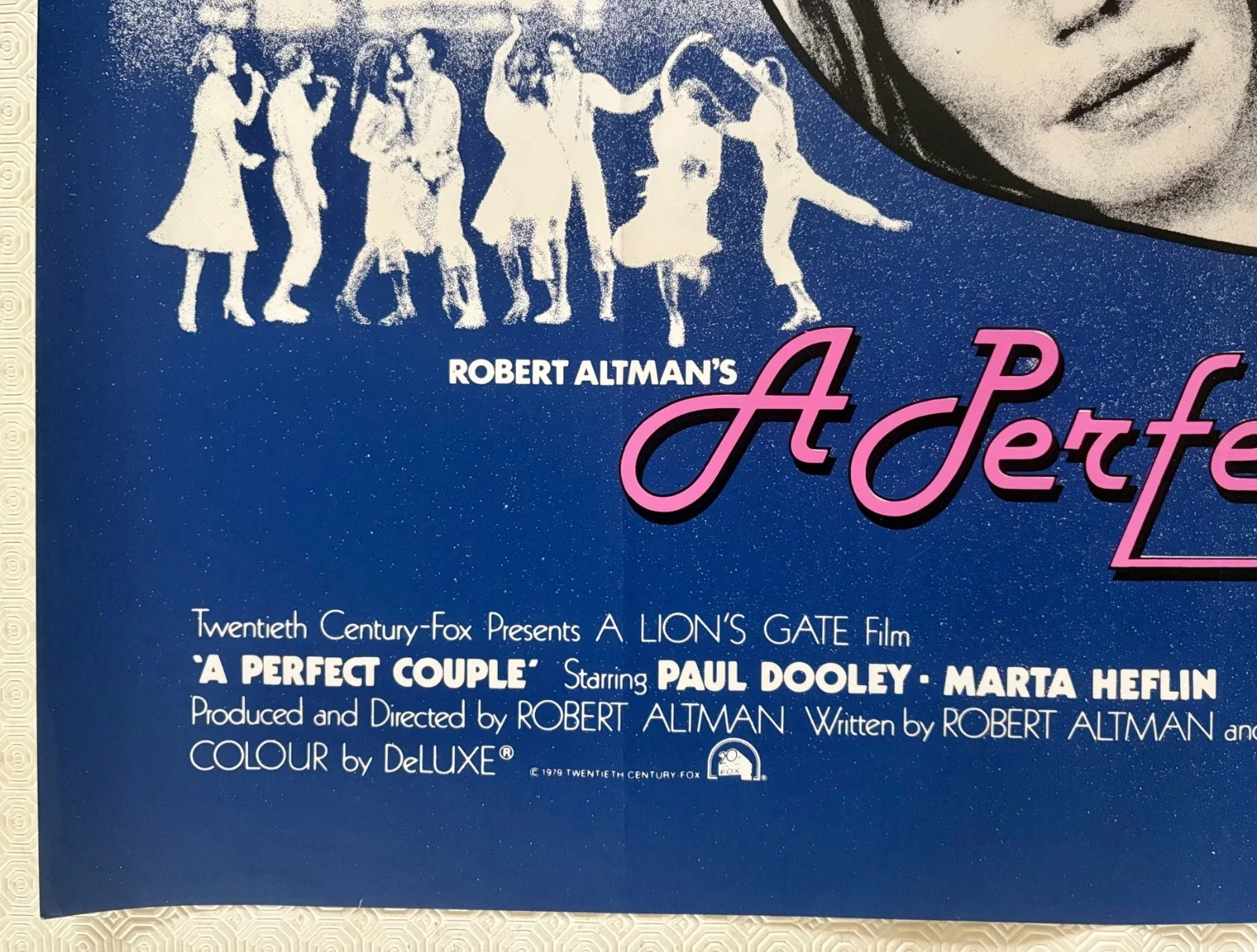 A Perfect Couple Original 1979 Quad Poster Paul Dooley Marta Heflin, image 2