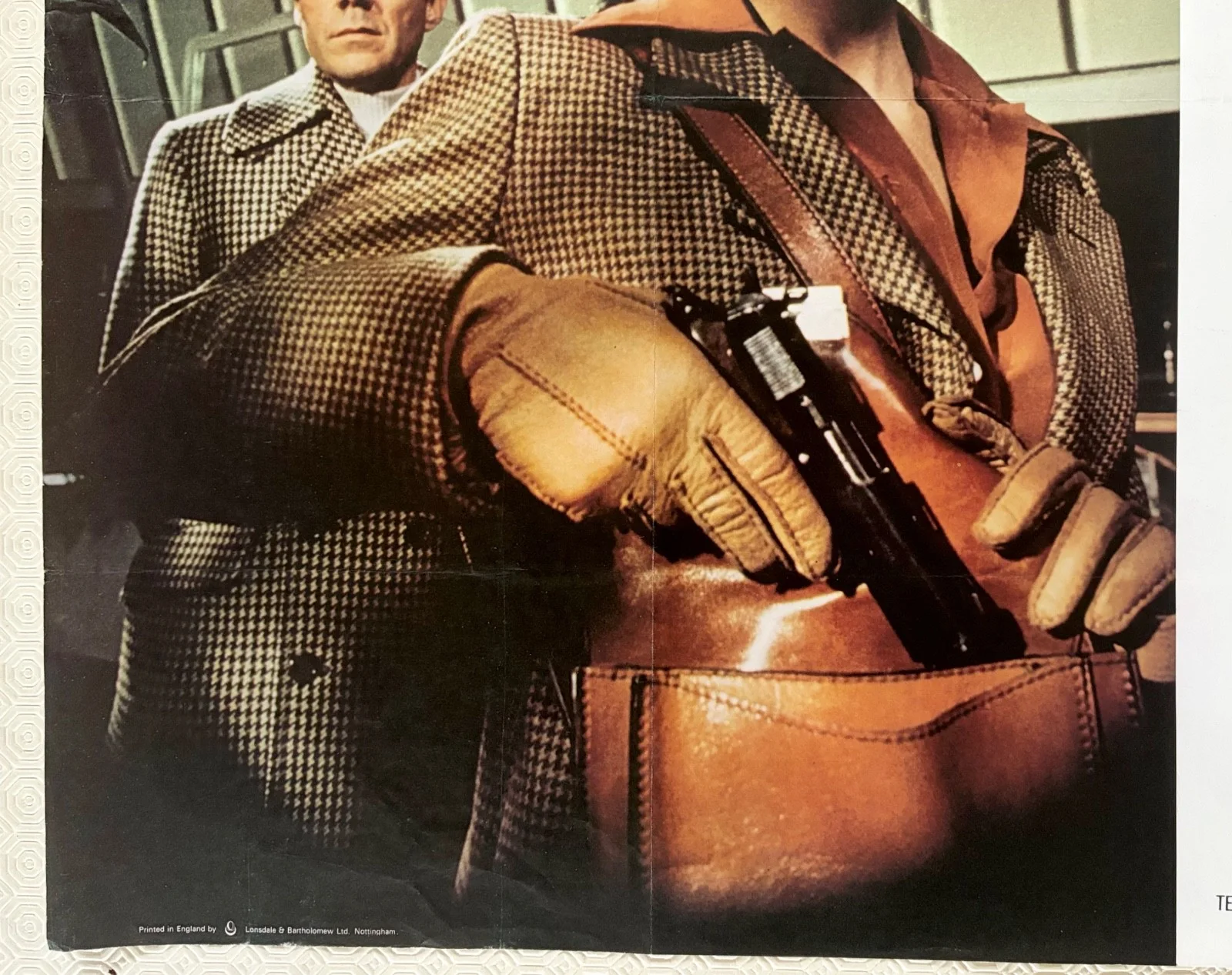 Permission To Kill Original 1975 Quad Poster Dirk Bogarde Ava Gardner, image 2