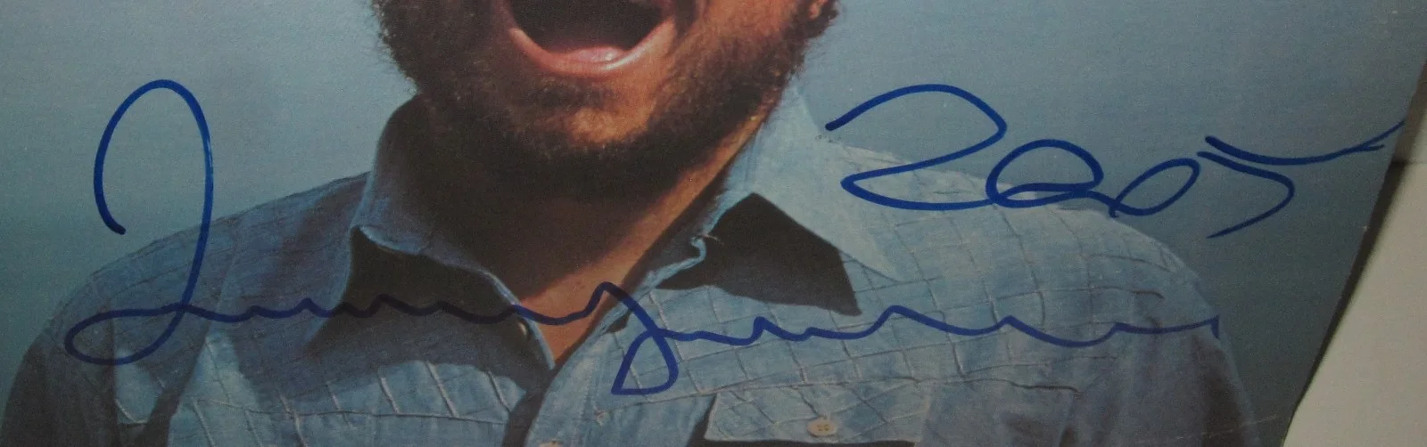 LUCIANO PAVAROTTI SIGNED O SOLE MIO ALBUM VINYL THREE TENORS AUTOGRAPH JSA COA, изображение 2