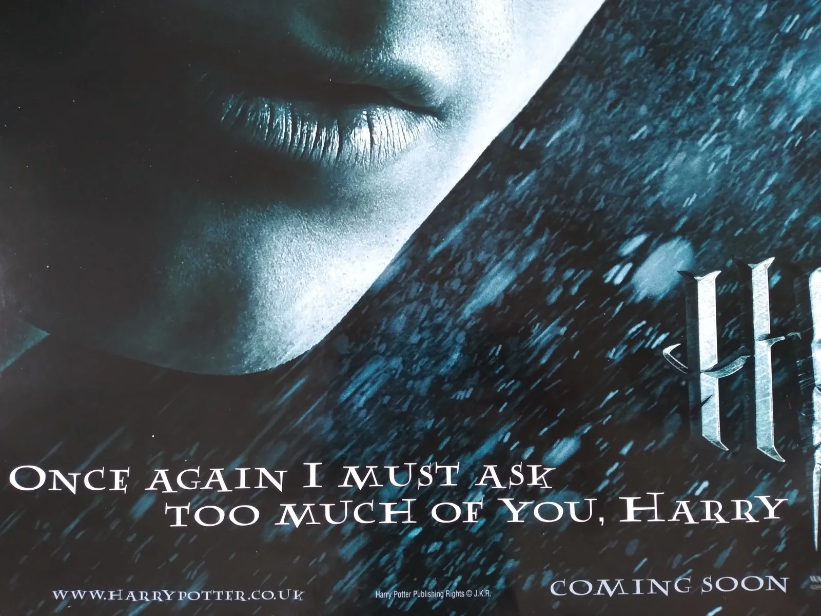 Harry Potter and the Half-Blood Prince original movie 2009 poster US one sheet, изображение 2