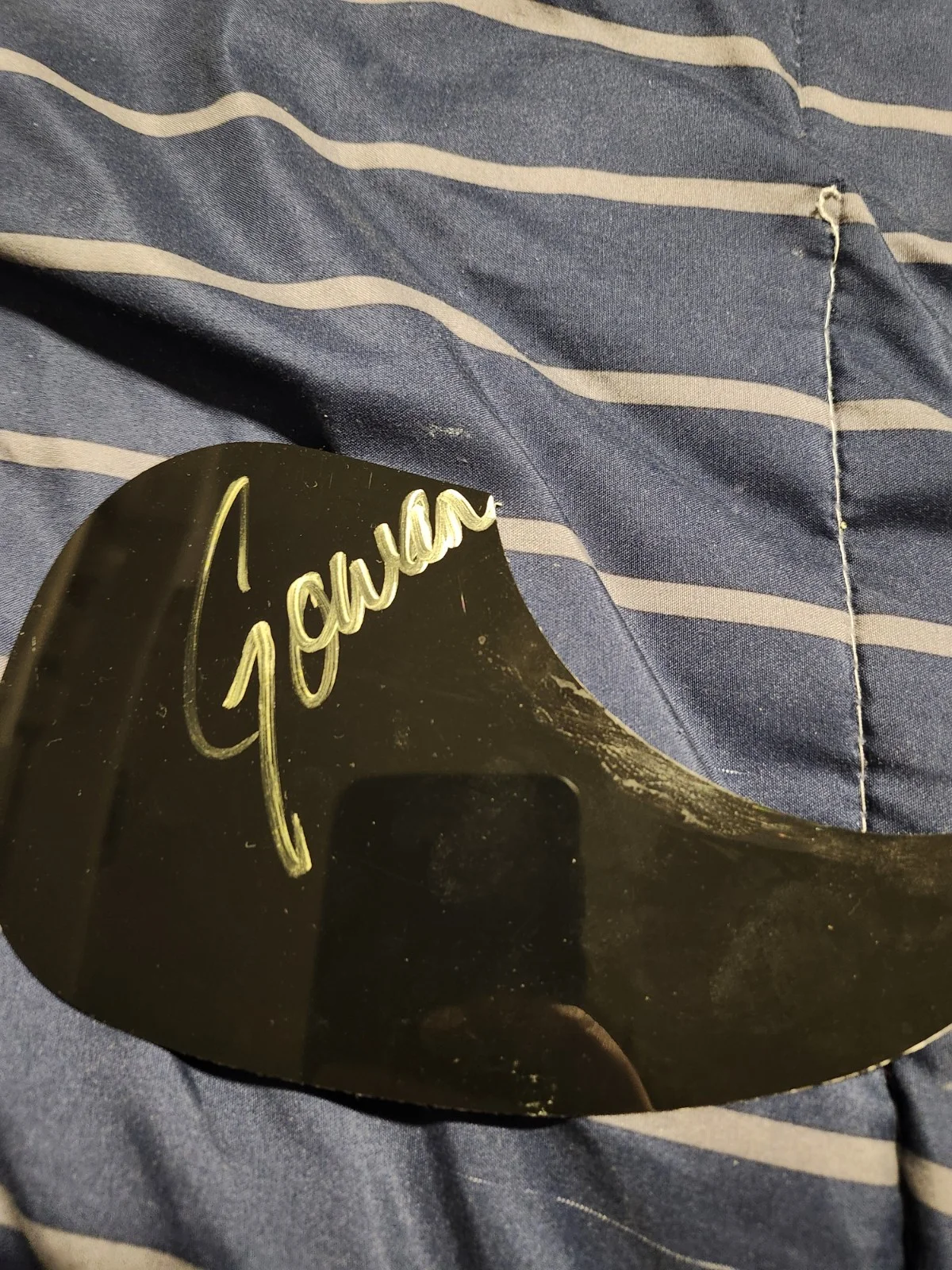 Lawrence Gowan Styx Signed autograph Guitar Pickguard COA Psa Guranteed Strange, изображение 2