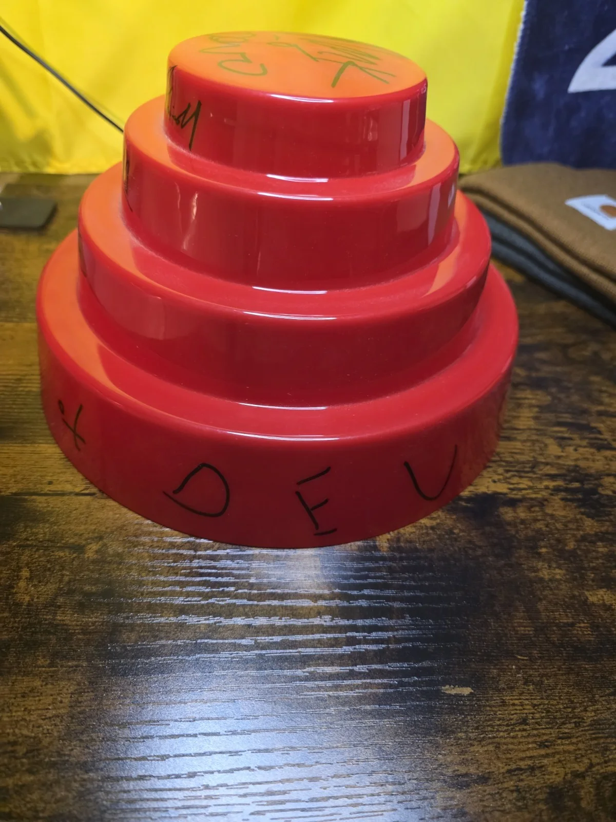 Devo Signed Energy Dome Red Rare, image 2