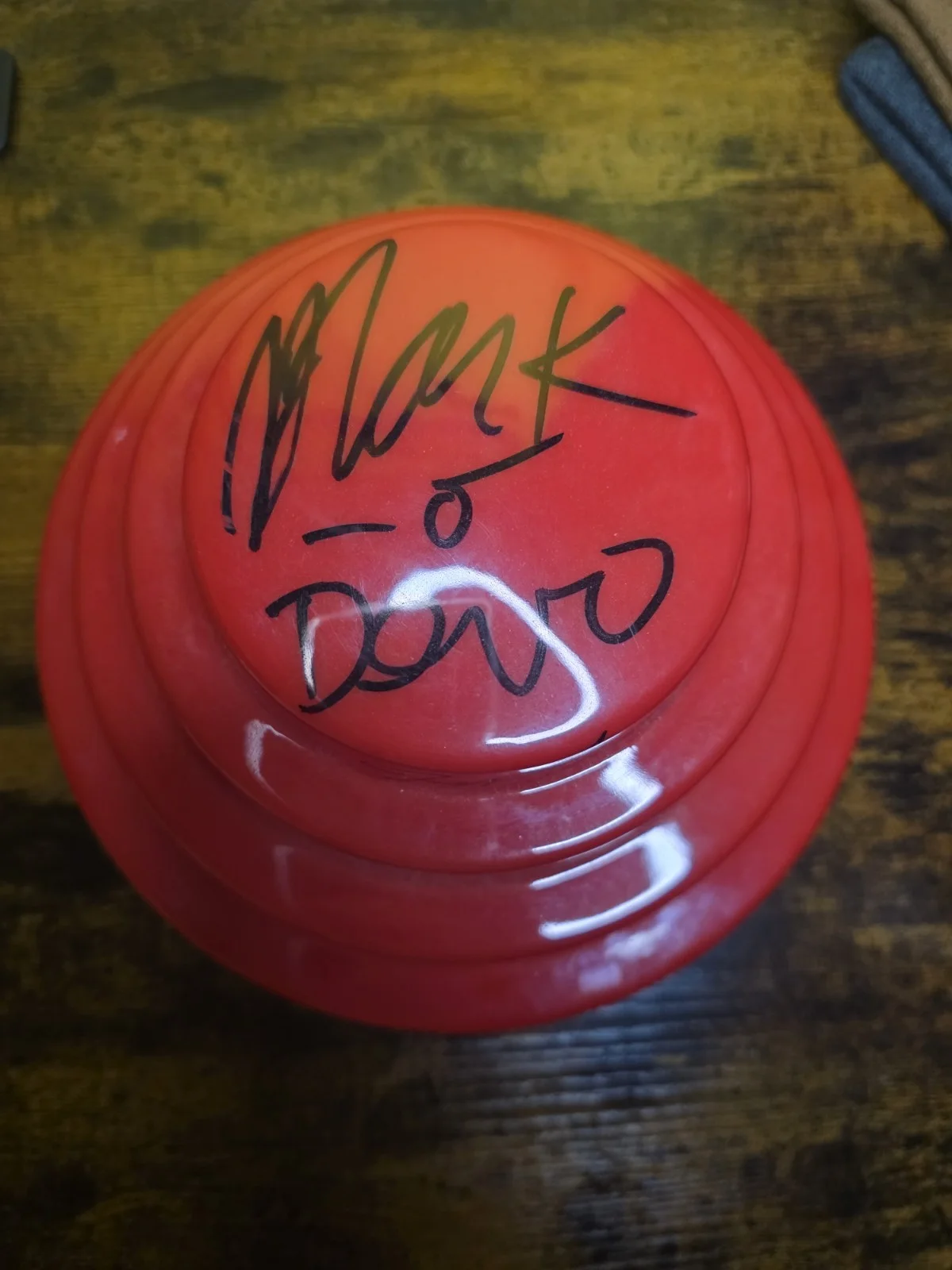 Devo Signed Energy Dome Red Rare, image 3