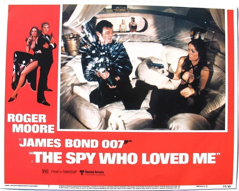 007 The Spy Who Loved Me 1977 8x Lobby Cards Premium Reproduction Postcards, изображение 4