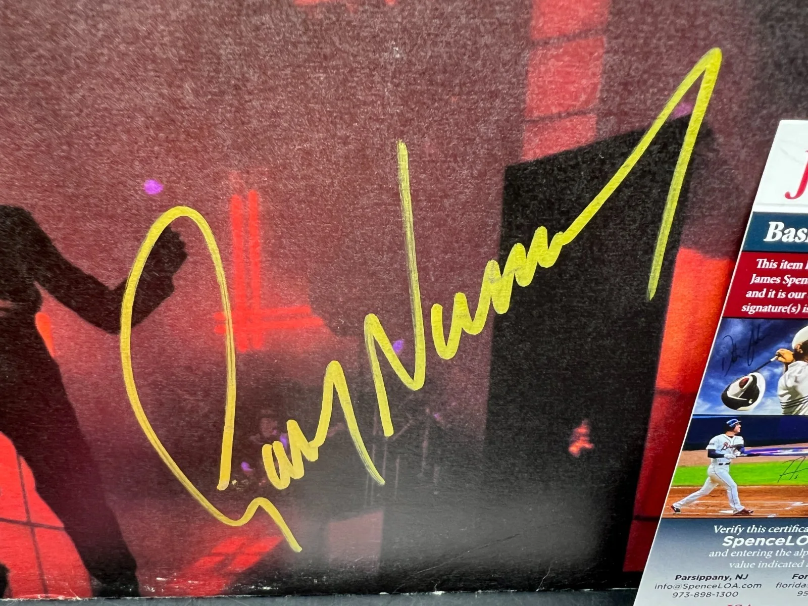 Gary Numan Signed Autograph Living Ornaments '80 Vinyl Album LP JSA COA, изображение 3