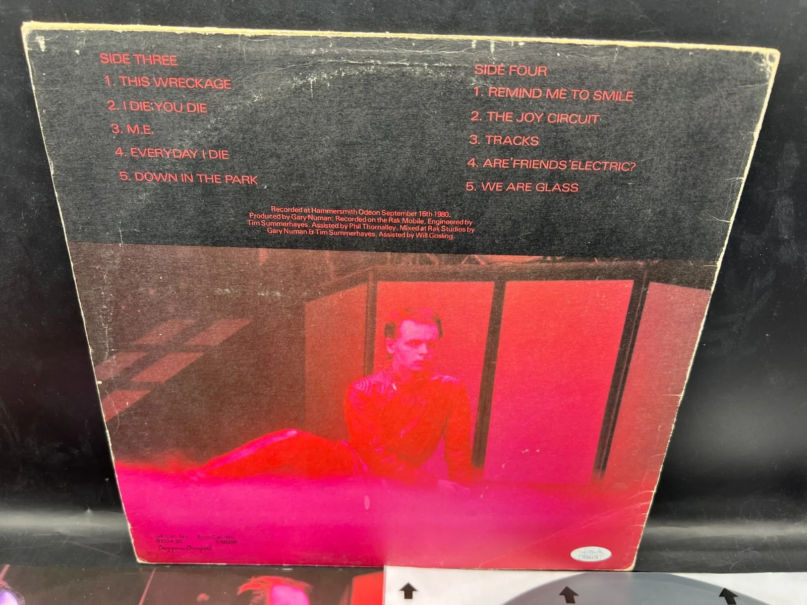 Gary Numan Signed Autograph Living Ornaments '80 Vinyl Album LP JSA COA, изображение 5