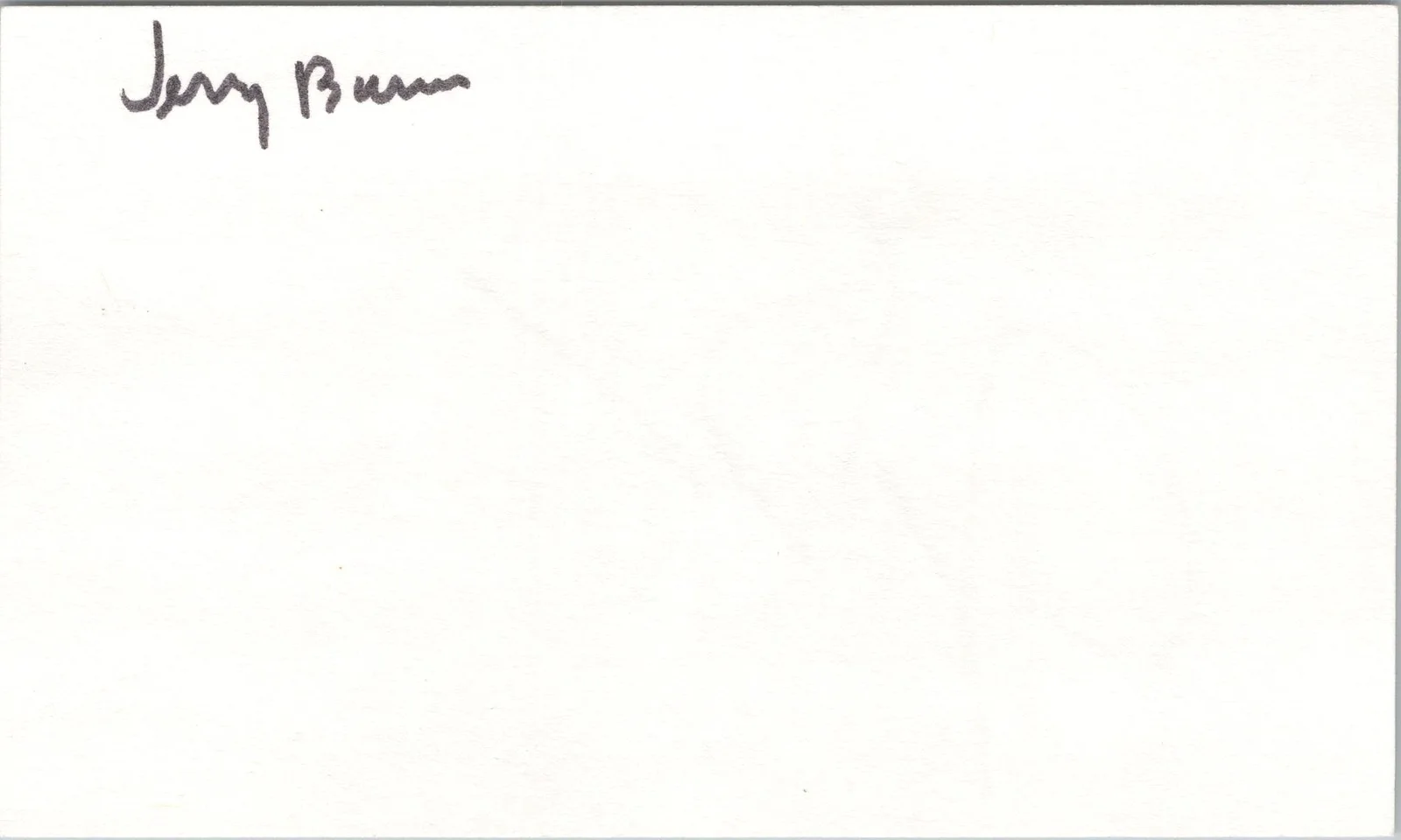 Jere Burns — Jere Burns Signed 3x5 Index Card Justified, Angie Tribeca Autographed, изображение 2