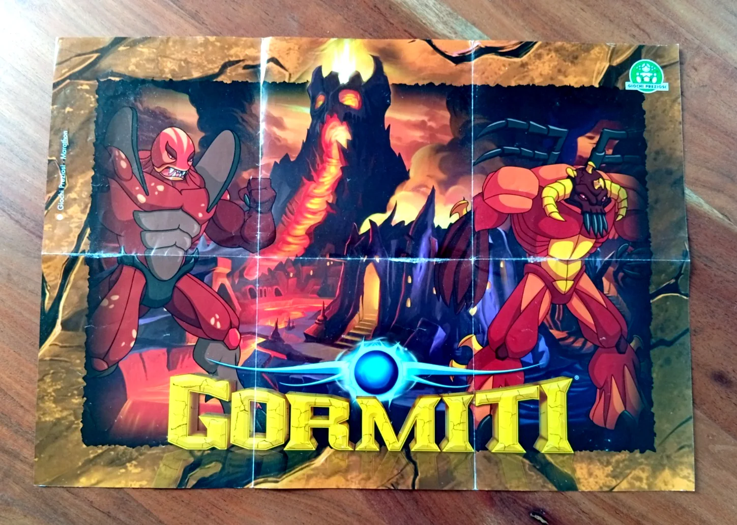 Gormiti Small Double Sided Vintage Poster Giochi Preziosi 28x40cm / 11"x18" inch, изображение 2