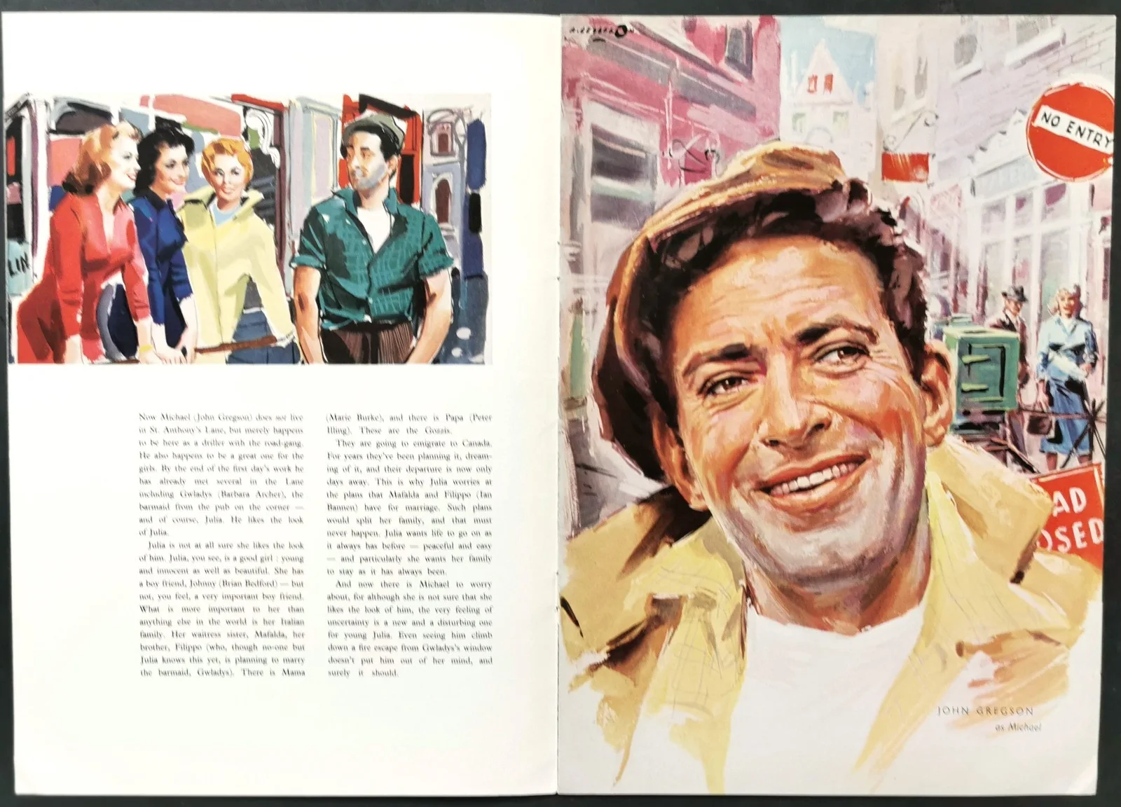 MIRACLE IN SOHO 1957 Belinda Lee, John Gregson ANGELO CESSELON BROCHURE, image 3