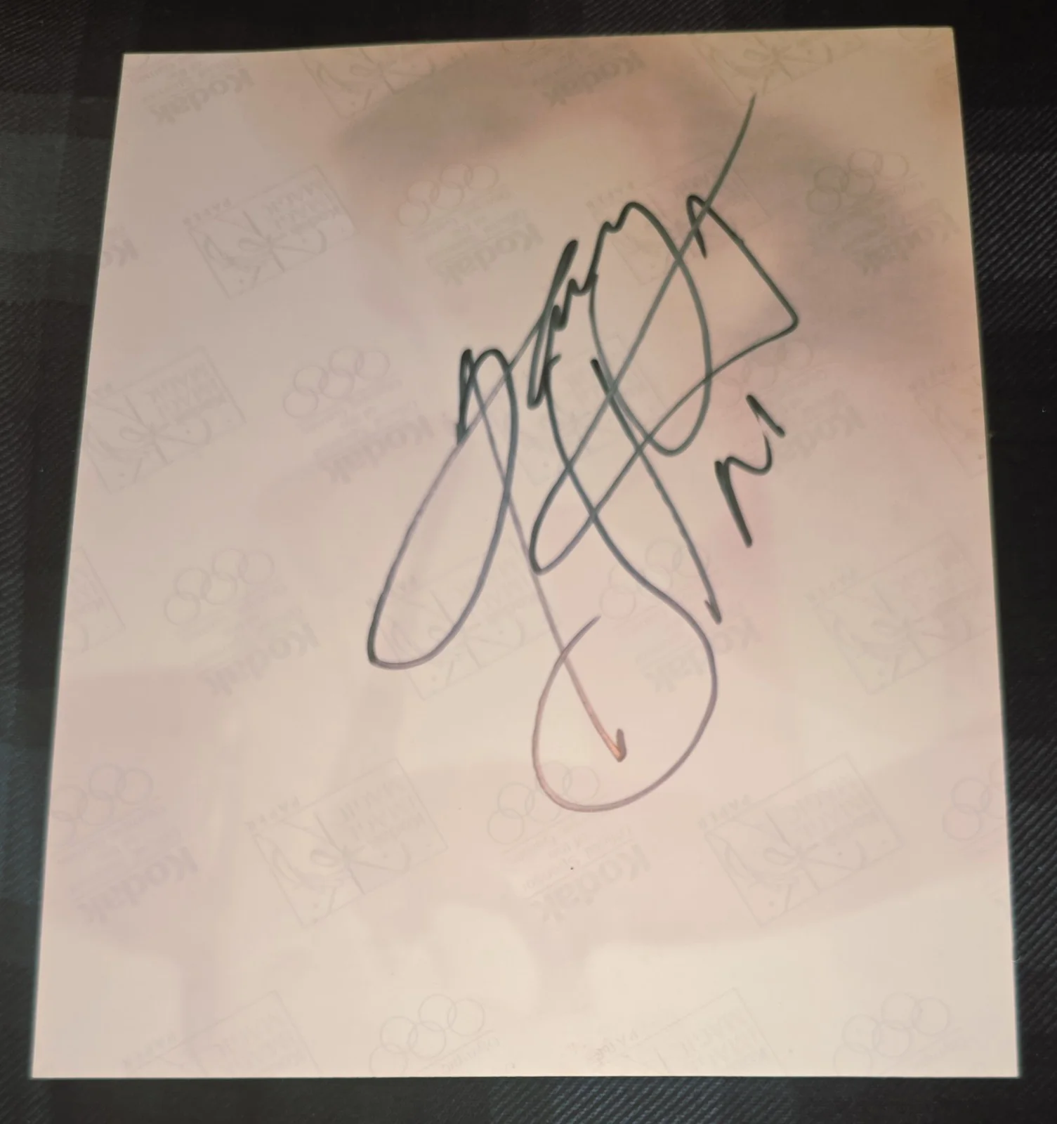 UNRELEASED GARY STEWART PHOTO SIGNED, image 2
