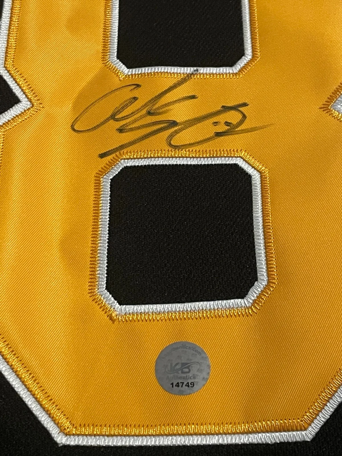 Adam Sandler — Adam Sandler Autographed Signed Happy Gilmore Boston Bruin Hockey Jersey KB COA, изображение 4