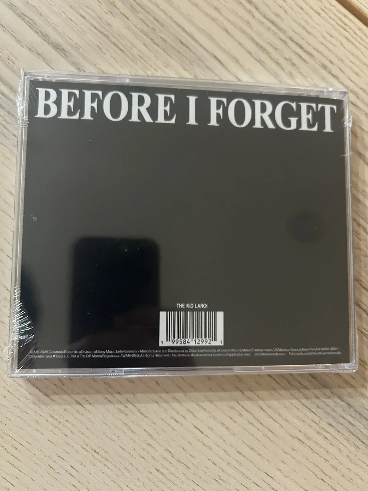 the kid laori before i forget signed exclusive cd, image 2