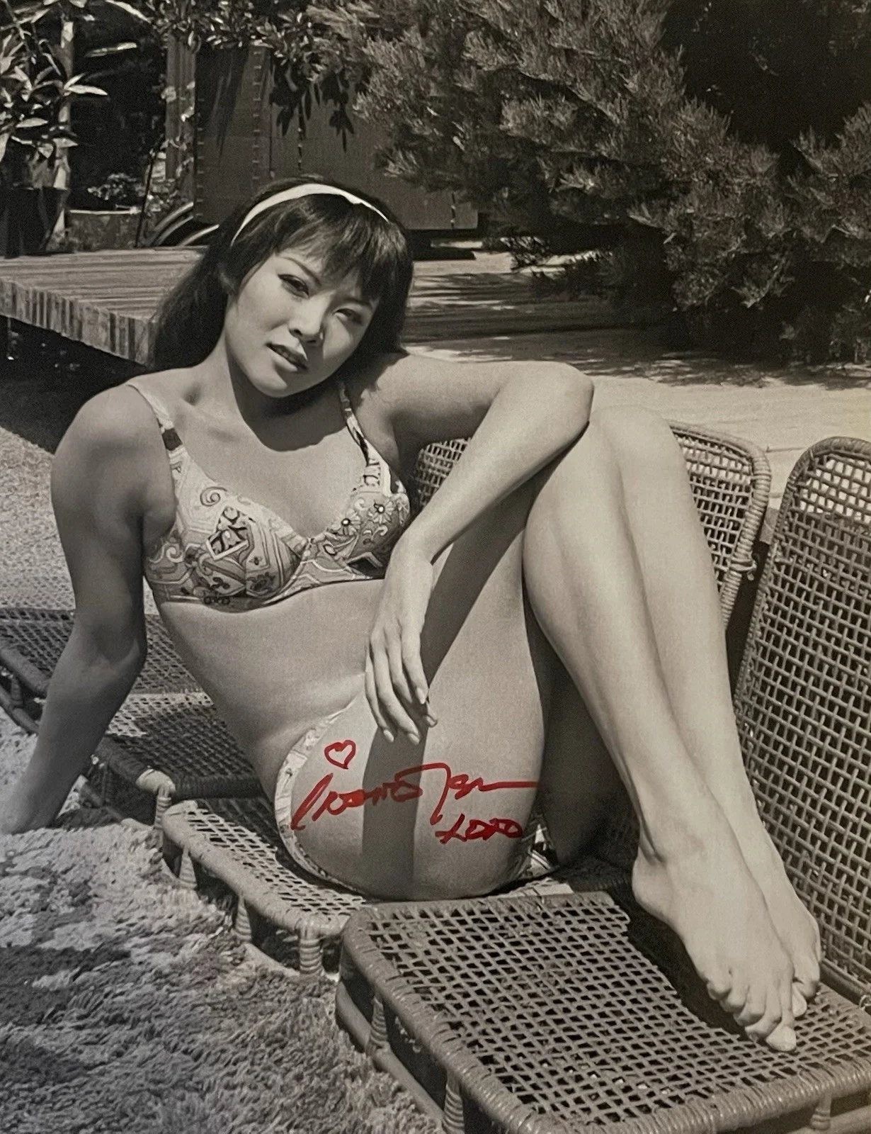 Irene Tsu — Irene Tsu Signed 8x10 Photo Actress Bikini Sexy Hot Rare 4
