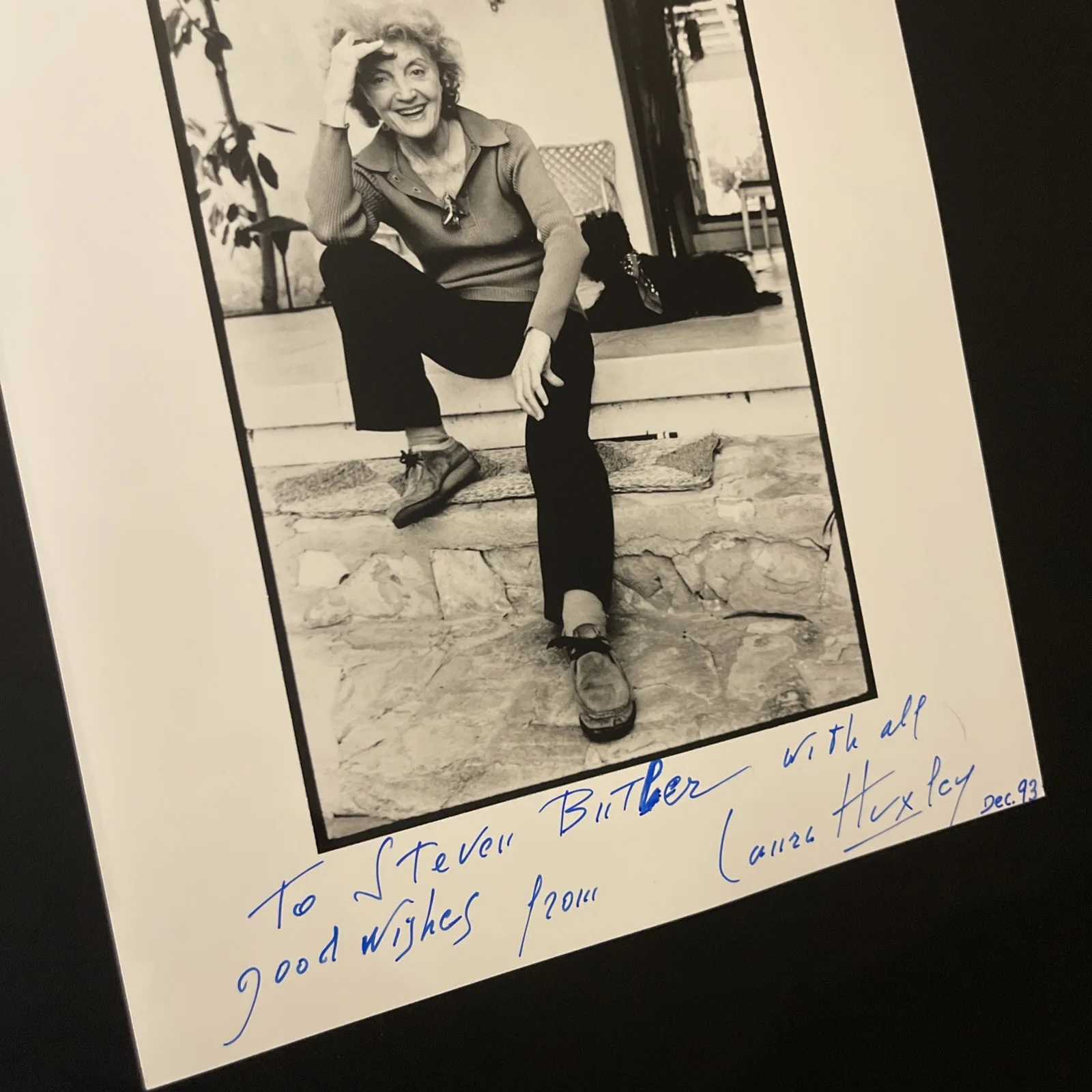 LAURA HUXLEY Author, Producer, Psychotherapist: Signed Celebrity Photo 8x10”/KSK, изображение 4