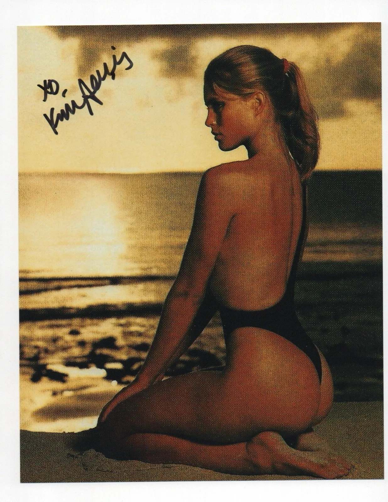 Kim Alexis — Kim Alexis signed autograph 8x10 Photo No COA Pass BAS PSA JSA Hot Sexy Model