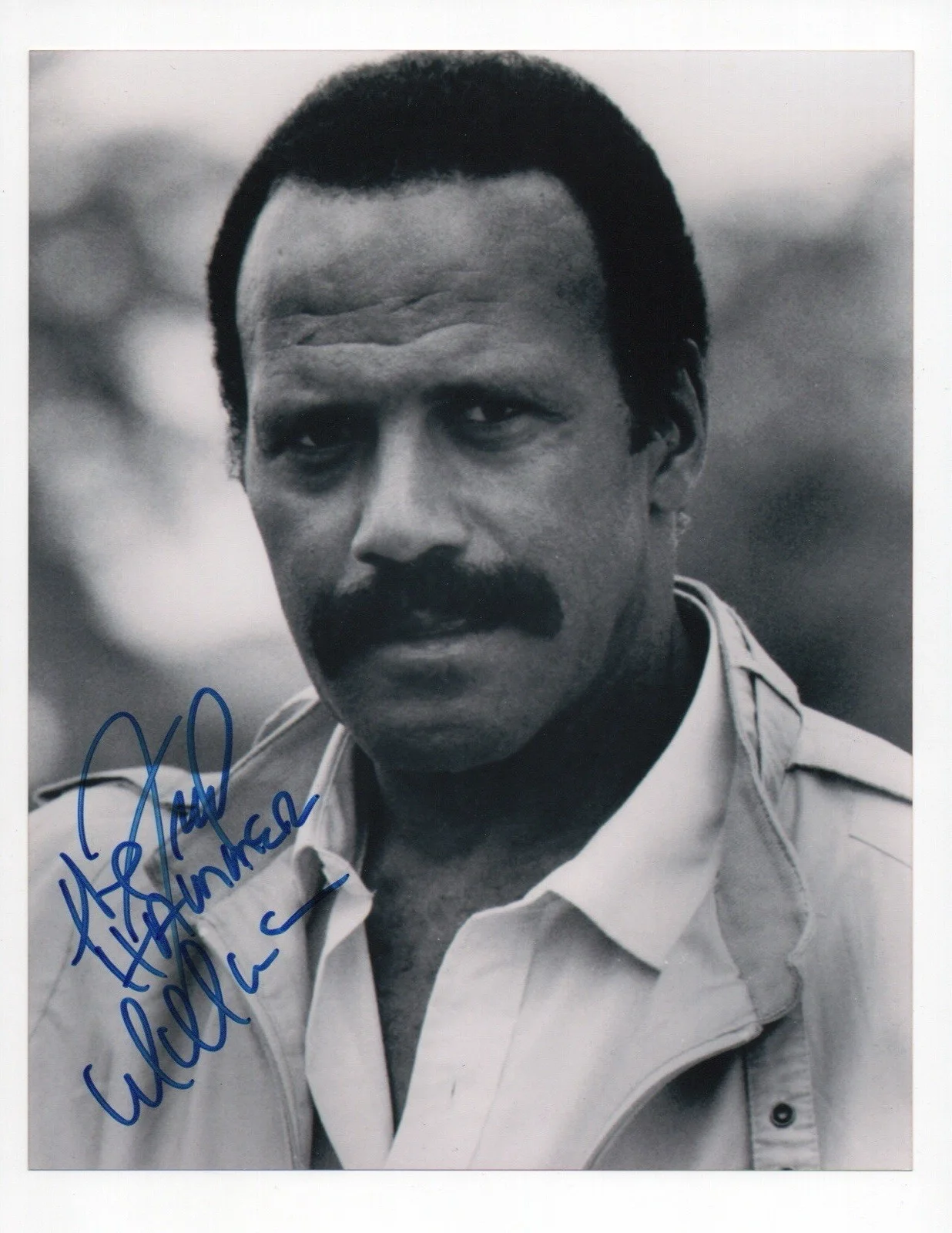 Fred Williamson — Fred The Hammer Williamson signed autograph 8x10 Photo No COA Pass BAS PSA JSA