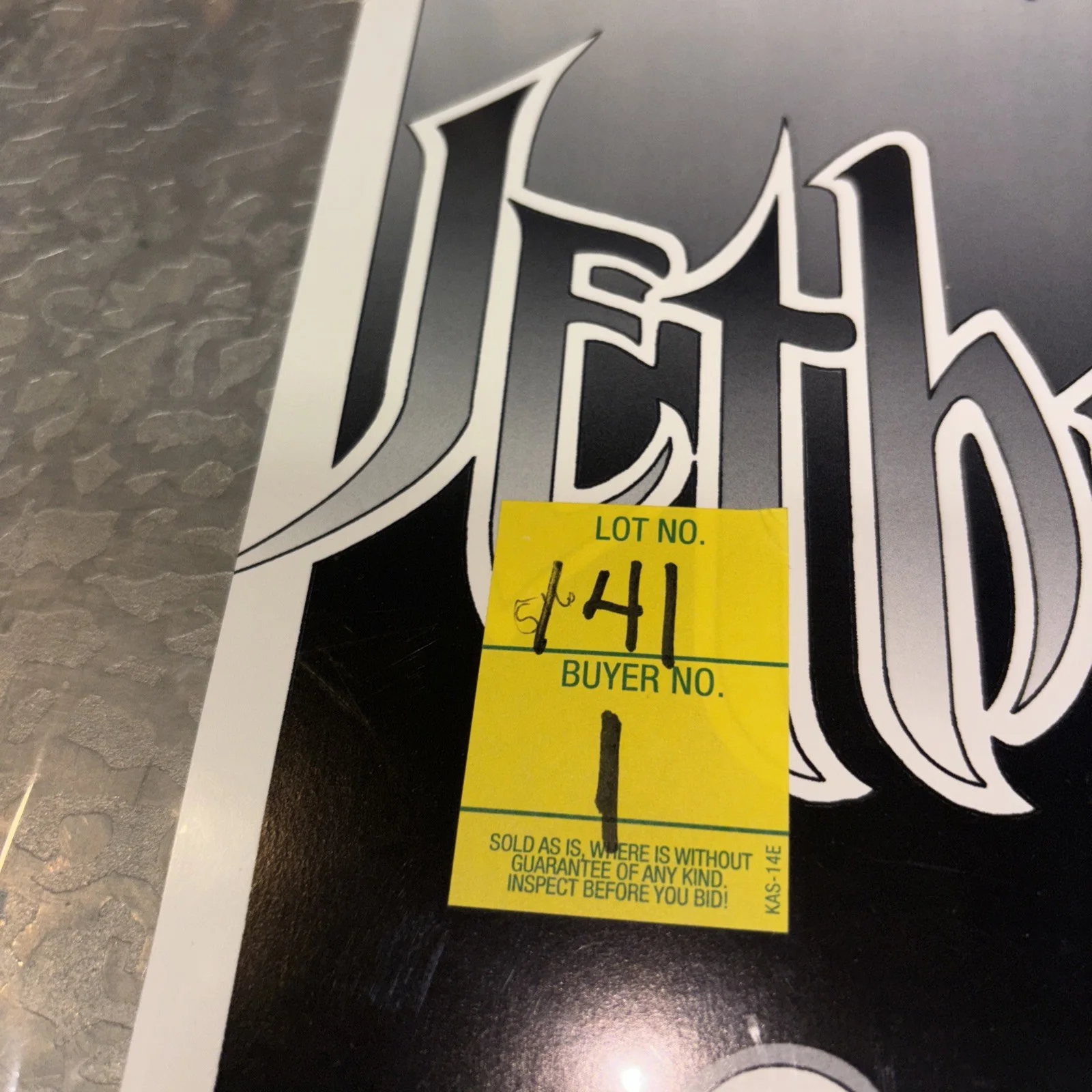 Jethro Tull 2002 Poster Signed by Artist Randy Tuten Autographed, изображение 5