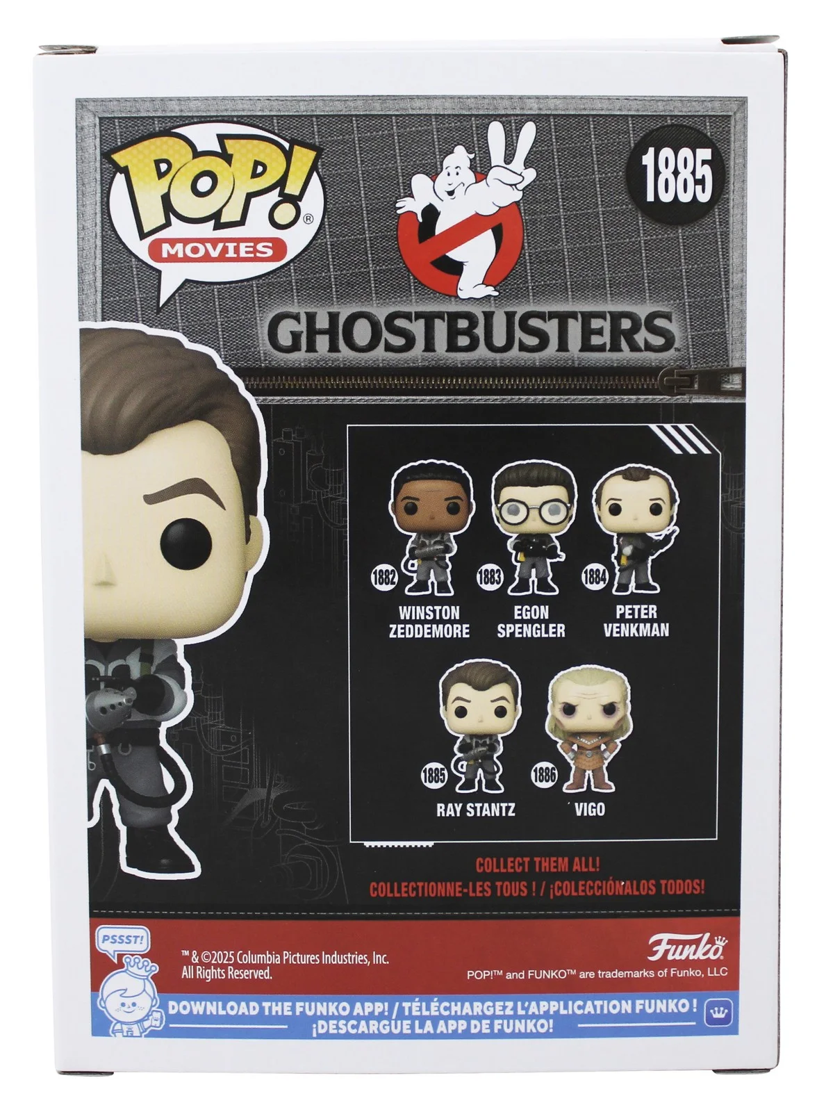 Dan Aykroyd — Dan Aykroyd Ghostbusters 2 Signed #1885 Ray Stantz Funko Pop Vinyl Figure BAS W, image 4