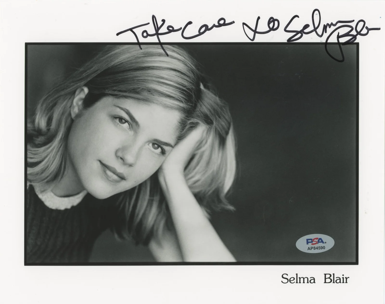 Selma Blair — Selma Blair Cruel Intentions "Take Care" Authentic Signed 8x10 Photo PSA AP84590