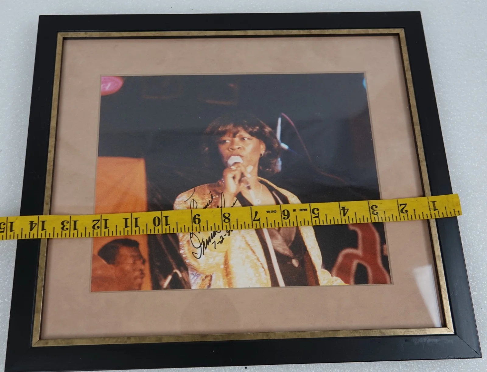 SINGER IRMA THOMAS LOUISIANNA BLUES SINGER AUTOGRAPHED PHOTO TIME ON MY SIDE, изображение 3