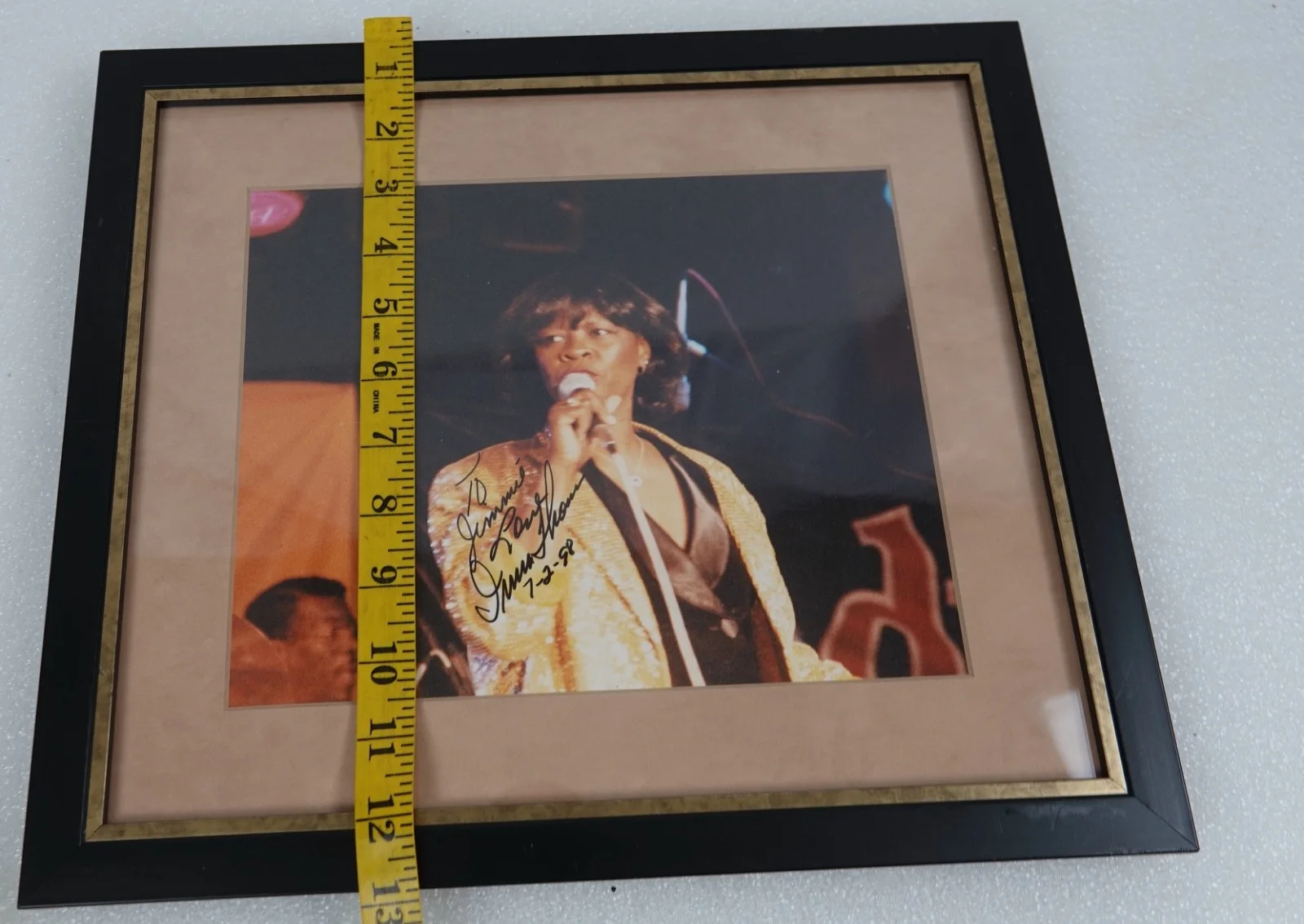 SINGER IRMA THOMAS LOUISIANNA BLUES SINGER AUTOGRAPHED PHOTO TIME ON MY SIDE, изображение 4