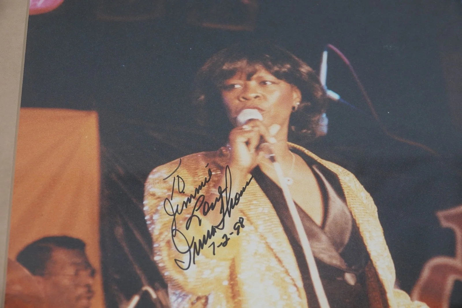 SINGER IRMA THOMAS LOUISIANNA BLUES SINGER AUTOGRAPHED PHOTO TIME ON MY SIDE, изображение 5