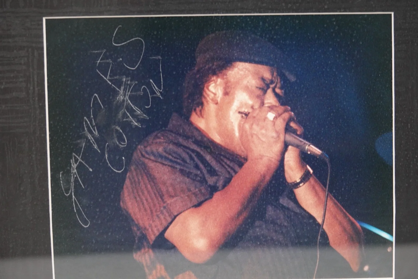 SINGER JAMES COTTON BLUES SINGER AUTOGRAPHED PHOTO, изображение 5