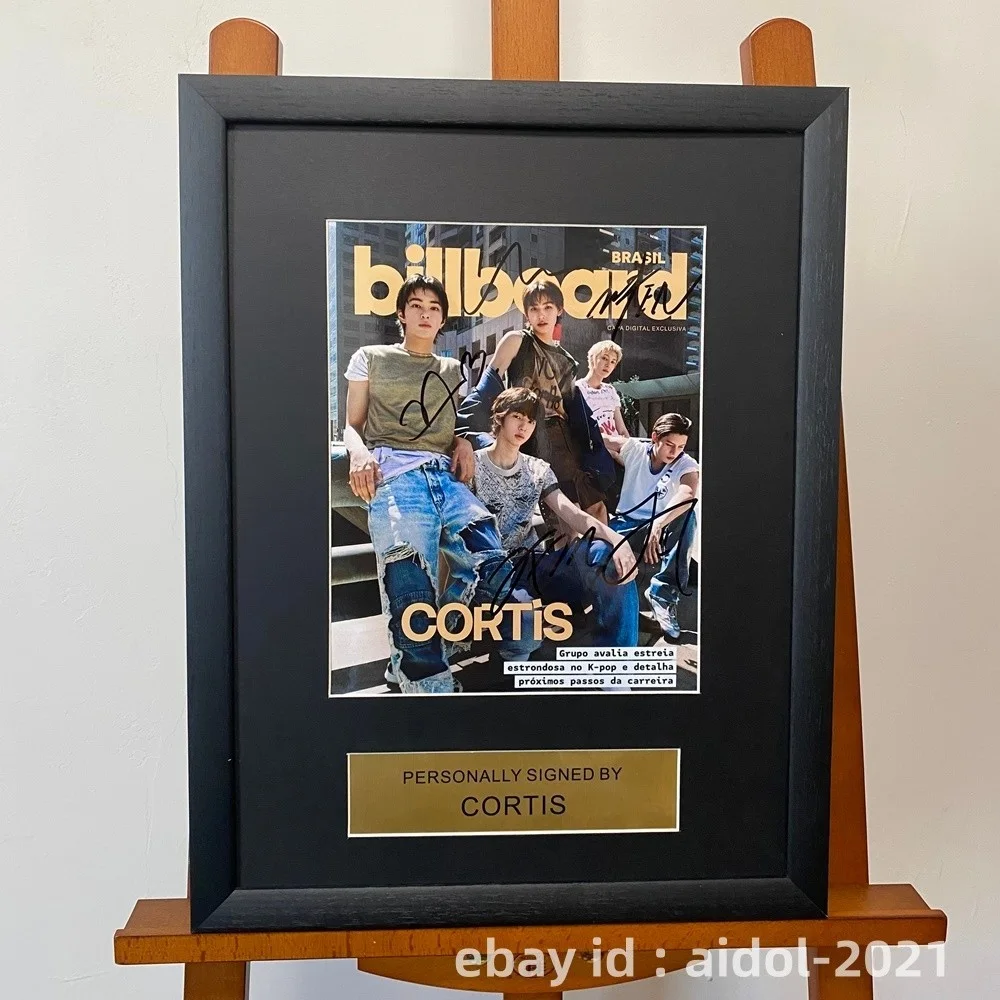 CORTIS GROUP Photo Poster 8*10 Autographs SIGNED K-POP FRAMED 2025C, изображение 4