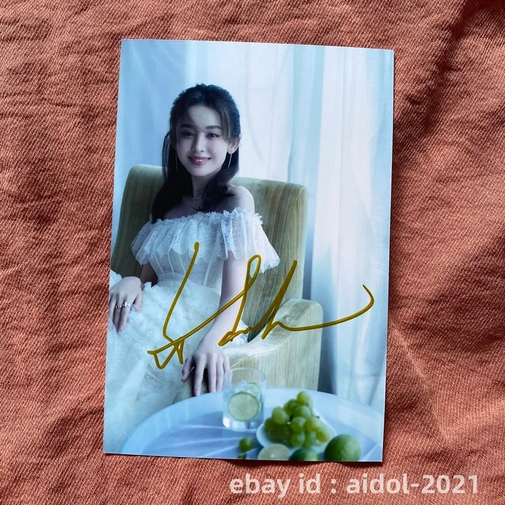 Gulnazar Autographed Signed Photo 4*6 Chinese Star Collection 古力娜扎 2024, изображение 2
