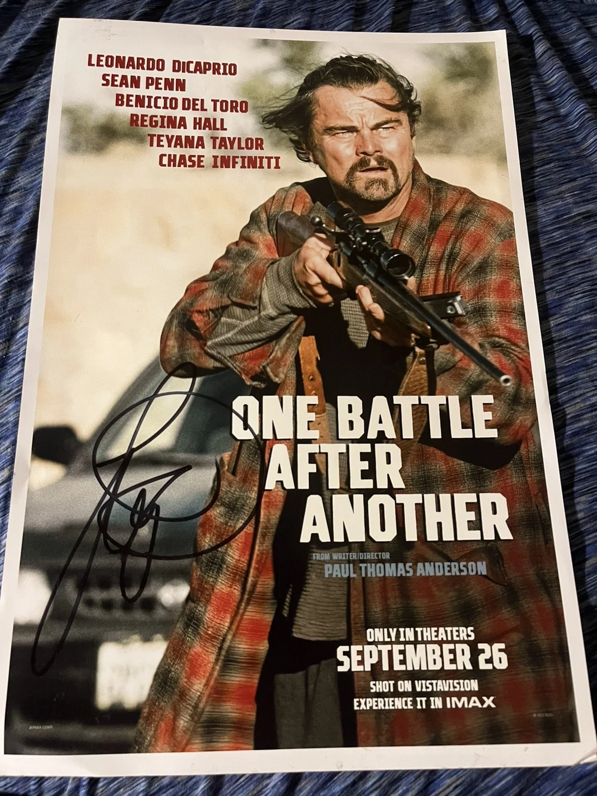 teyana taylor — TEYANA TAYLOR Signed authentic ONE BATTLE AFTER ANOTHER 12x18 poster photoproof