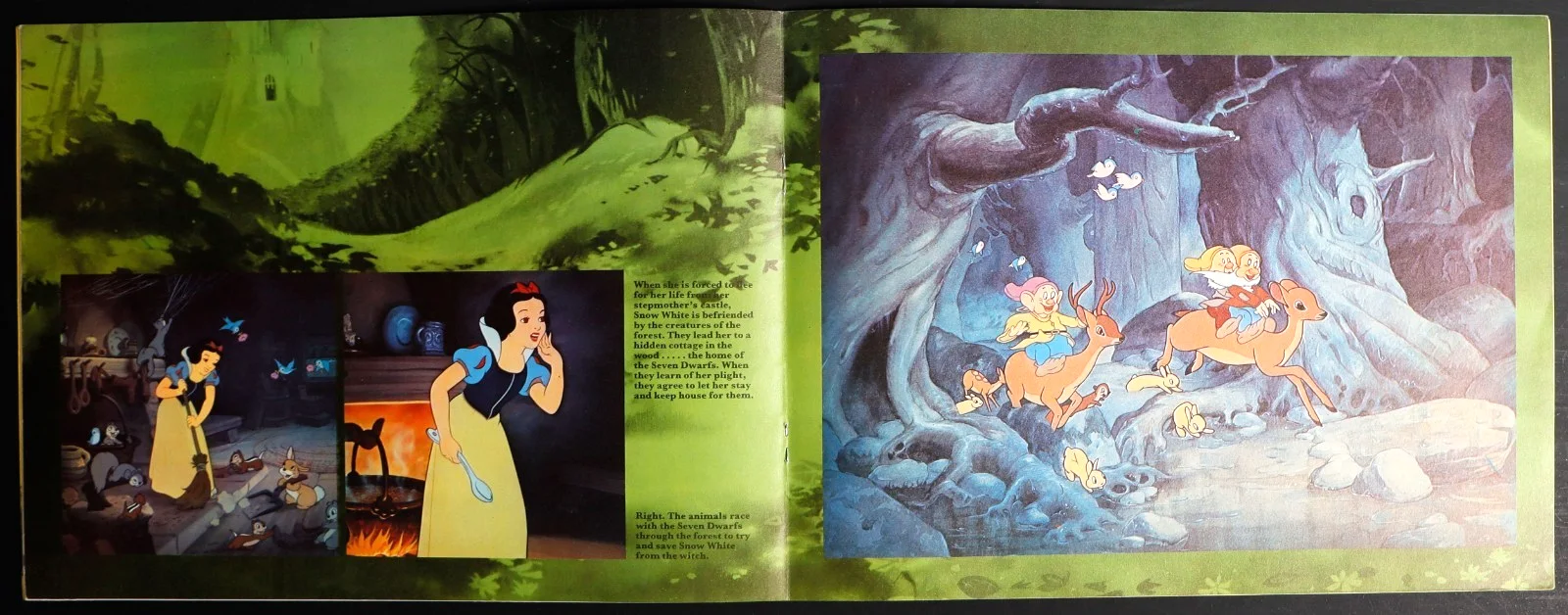 Snow White and the Seven Dwarfs ORIGINAL Film Movie Brochure Walt Disney 1972RR, изображение 4